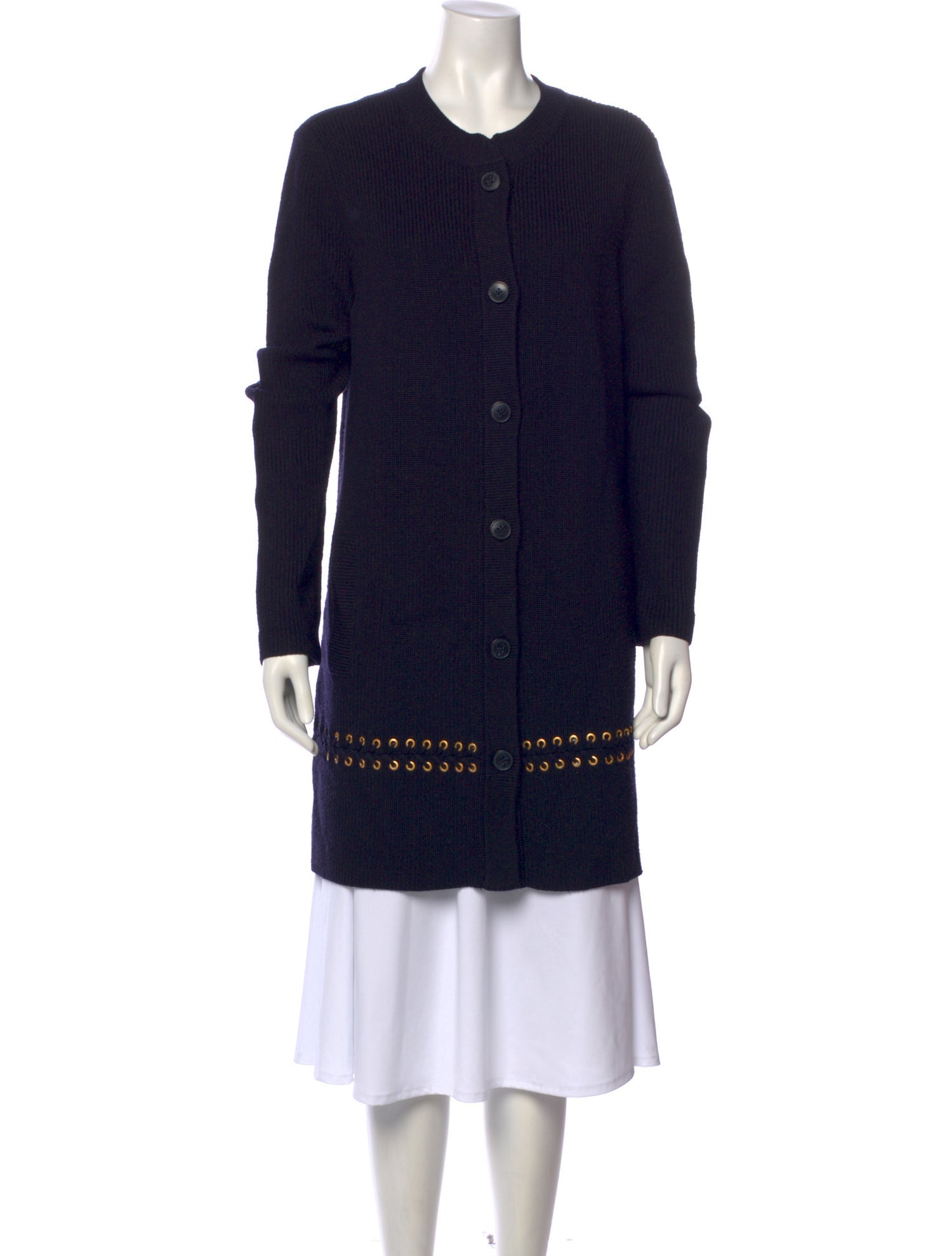 Tory Burch Merino Wool Crew Neck Sweater