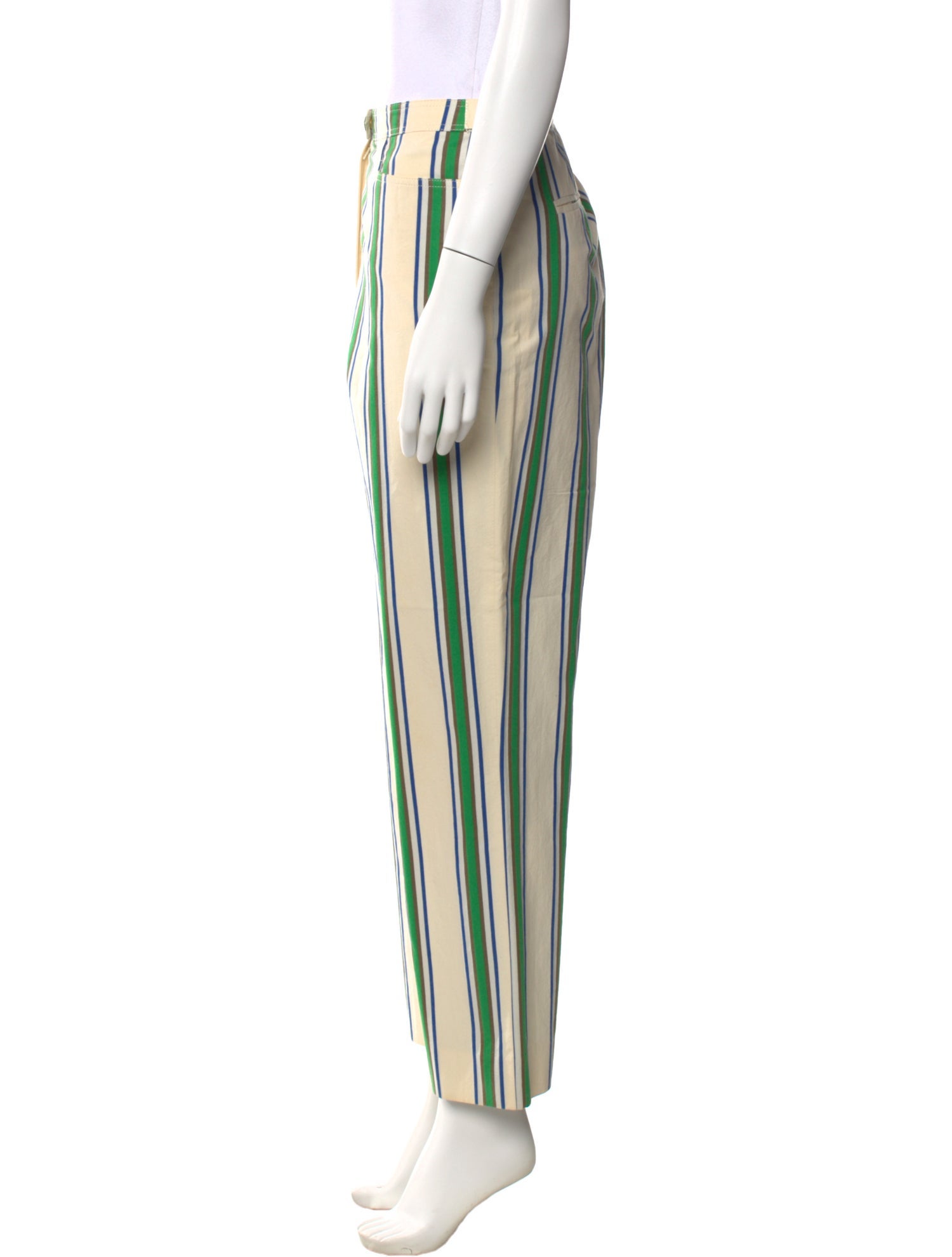 Tory Burch Striped Wide Leg Pants