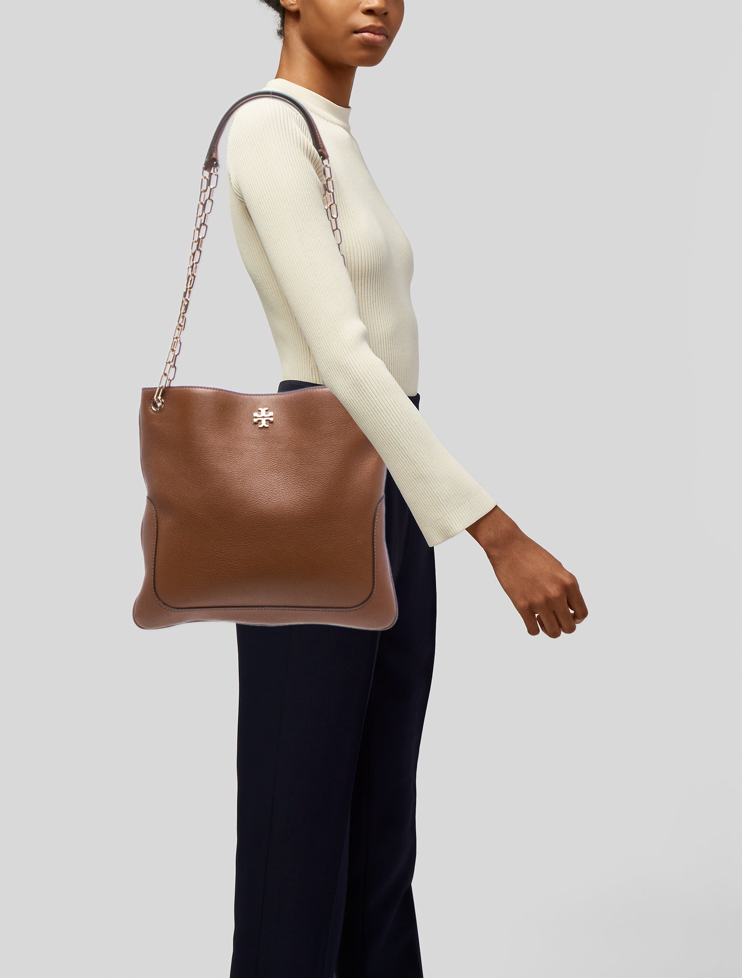 Tory Burch Leather Top Handle Bag
