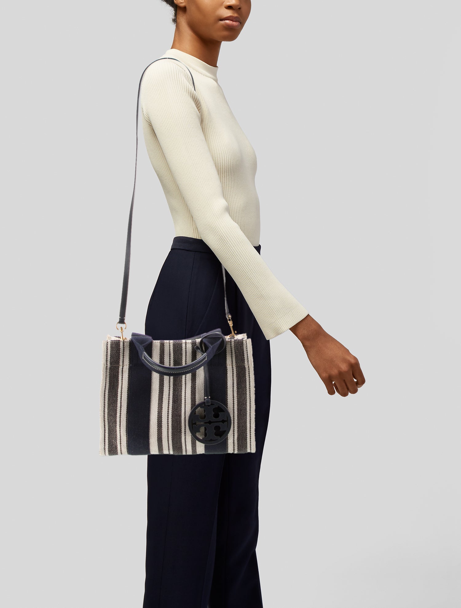 Tory Burch Canvas Top Handle Bag