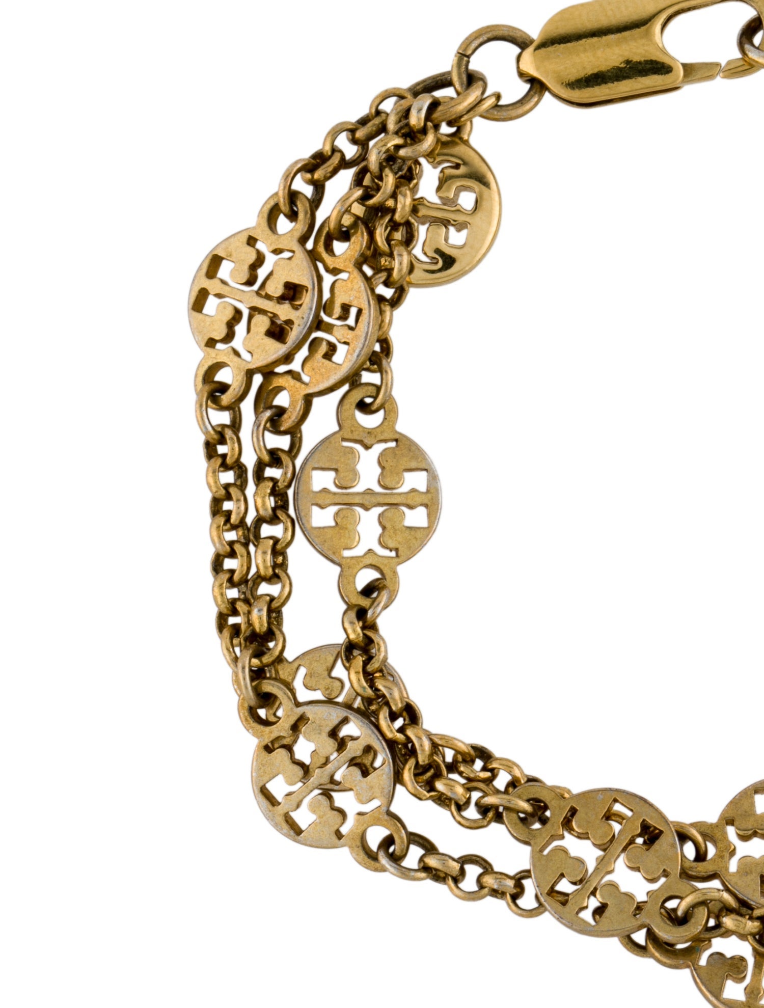 Tory Burch Logo Multistrand Bracelet
