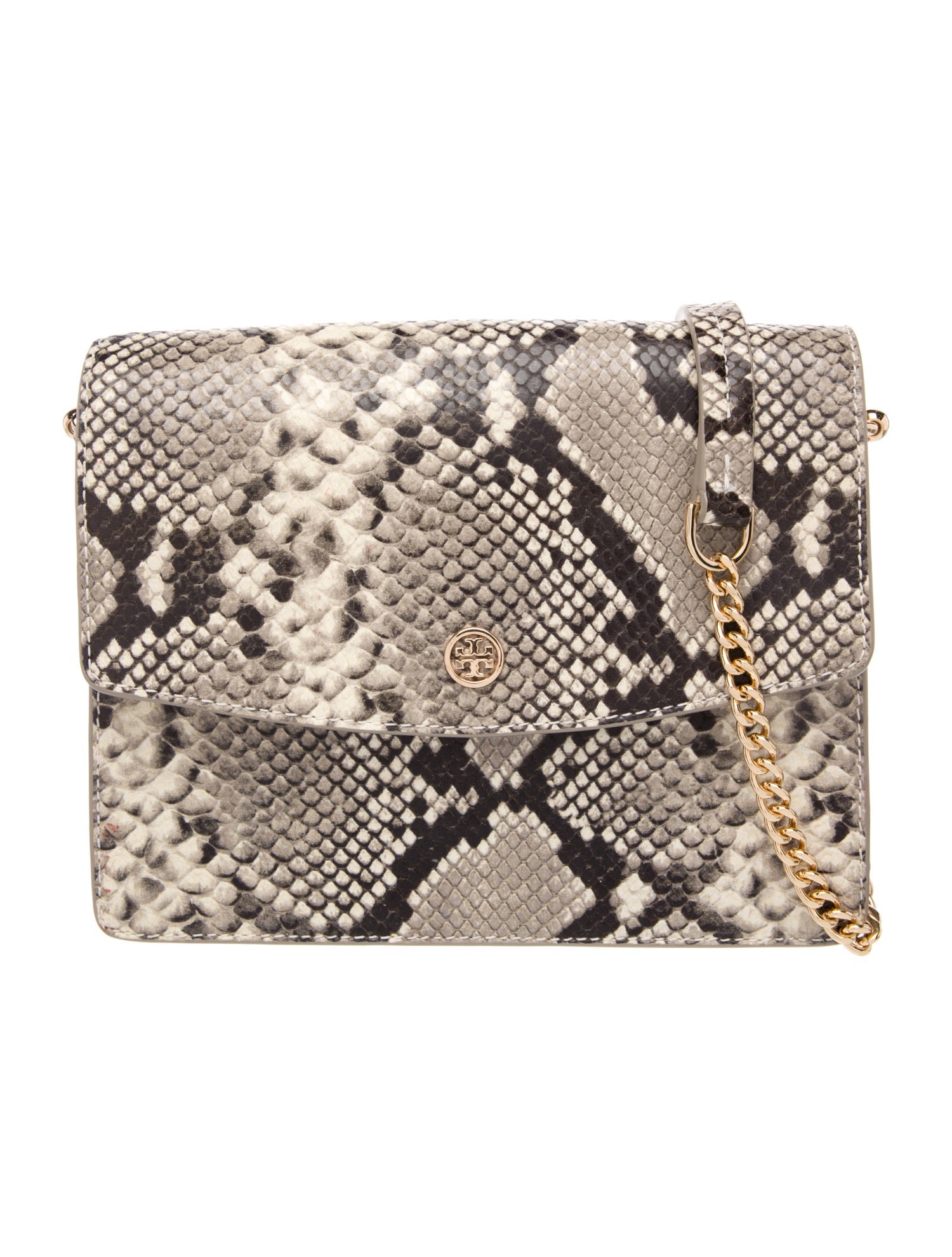 Tory Burch Embossed Leather Shoulder Bag