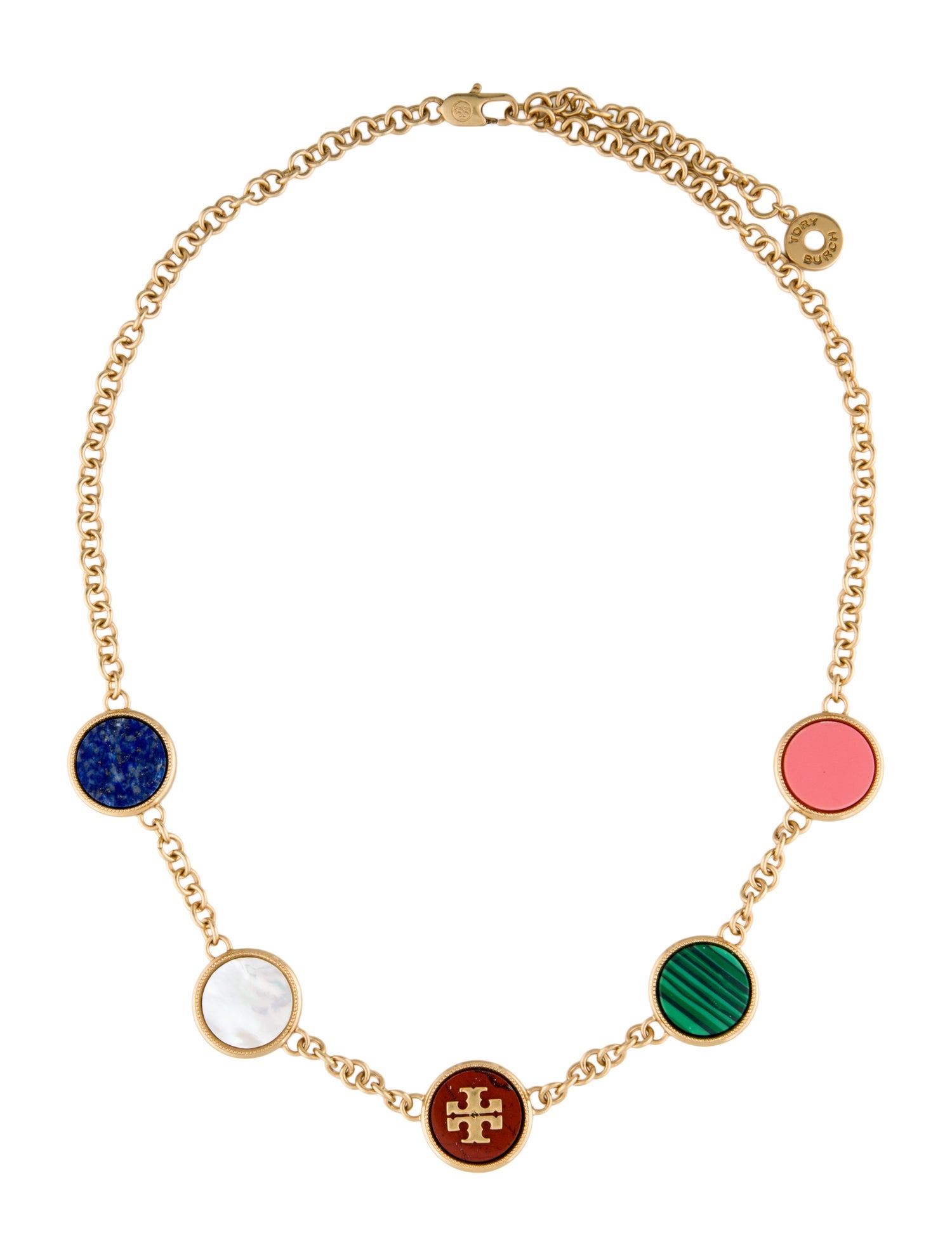 Tory Burch Mother Of Pearl Collar Necklace
