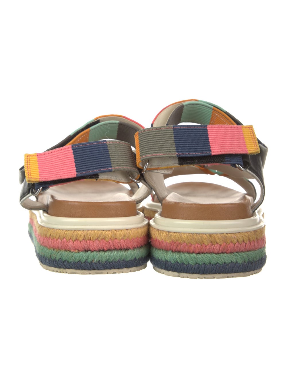Tory Burch Colorblock Pattern Slingback Sandals - image 4