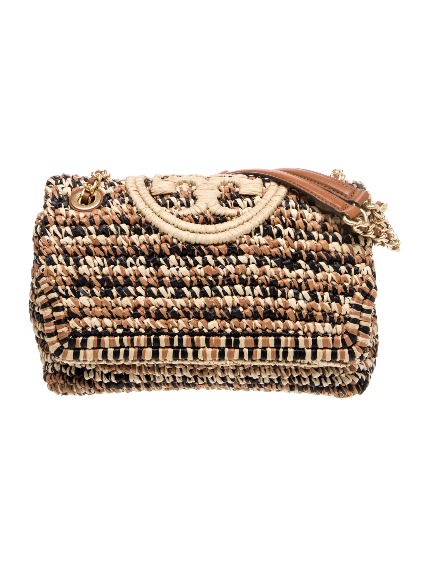Tory Burch Raffia Shoulder Bag