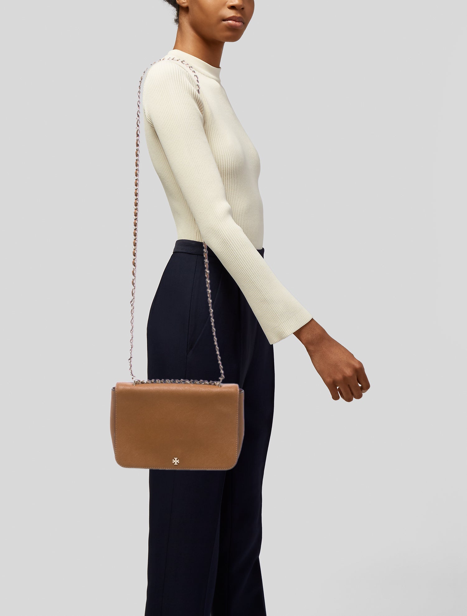 Tory Burch Saffiano Leather Crossbody Bag