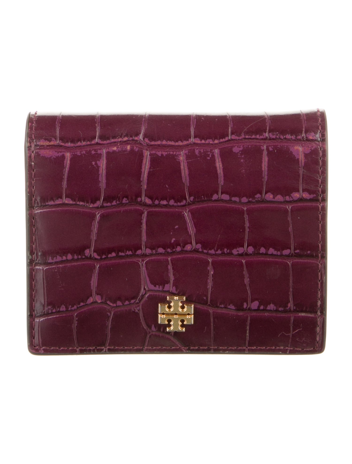 Tory Burch Embossed Leather Wallet