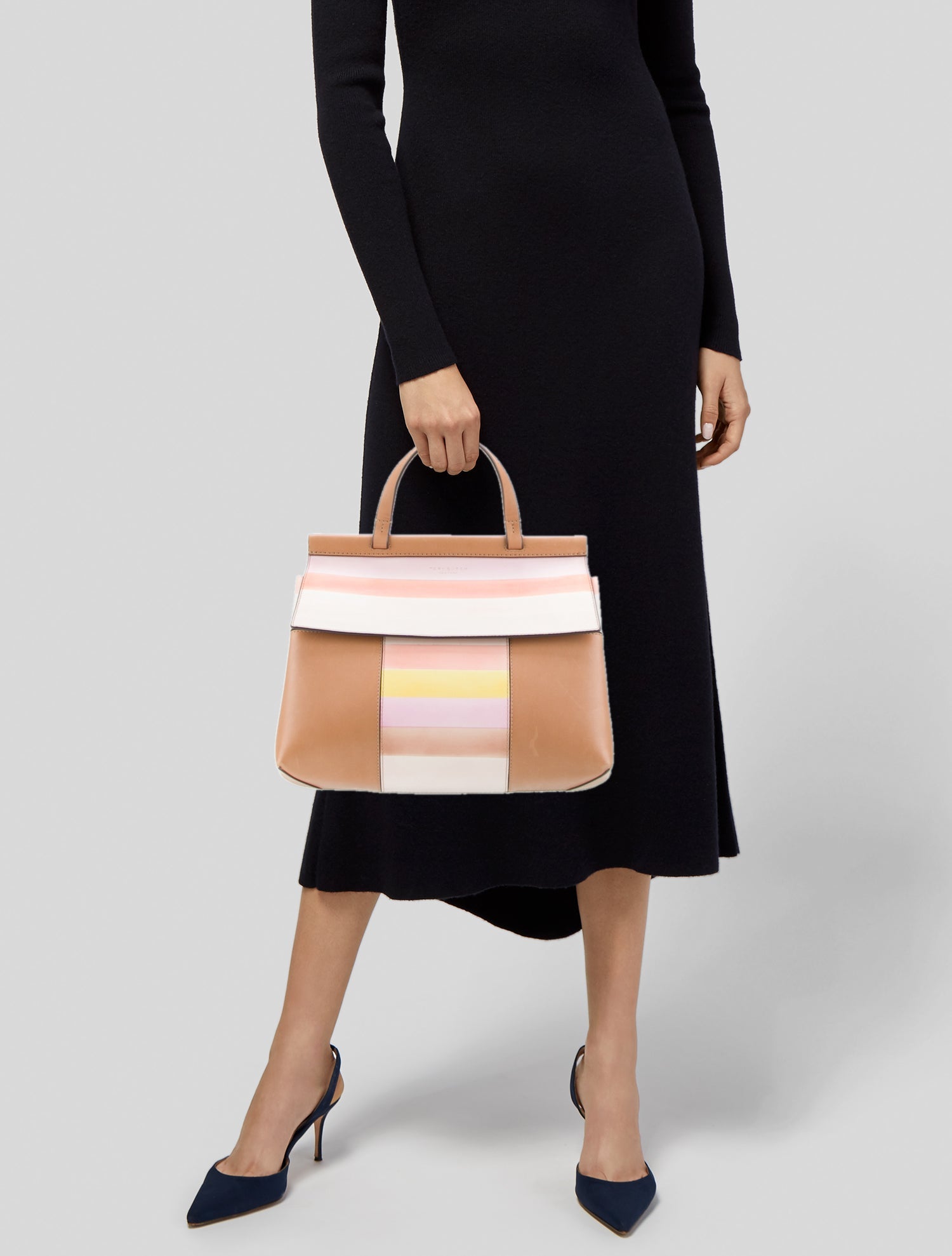 Tory Burch Leather Top Handle Bag