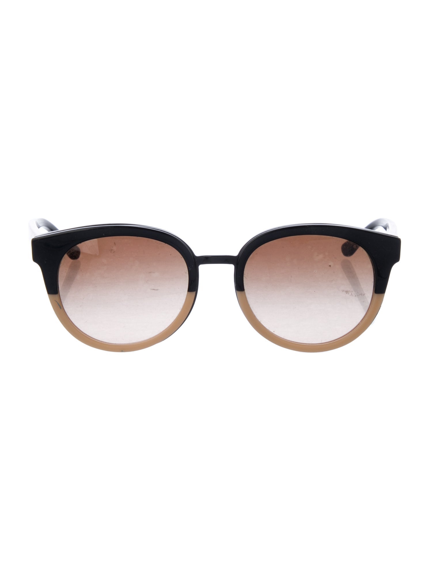 Tory Burch Round Gradient Sunglasses