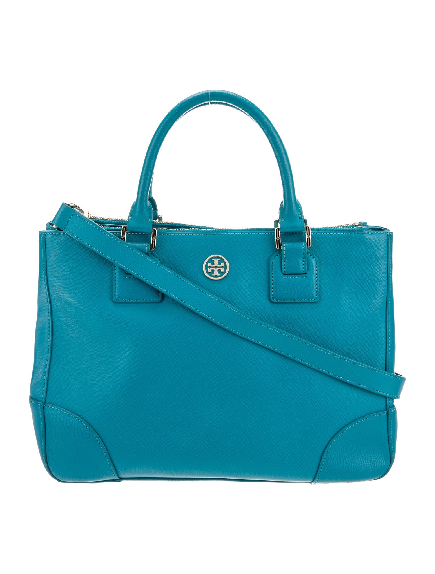 Tory Burch Saffiano Leather Top Handle Bag