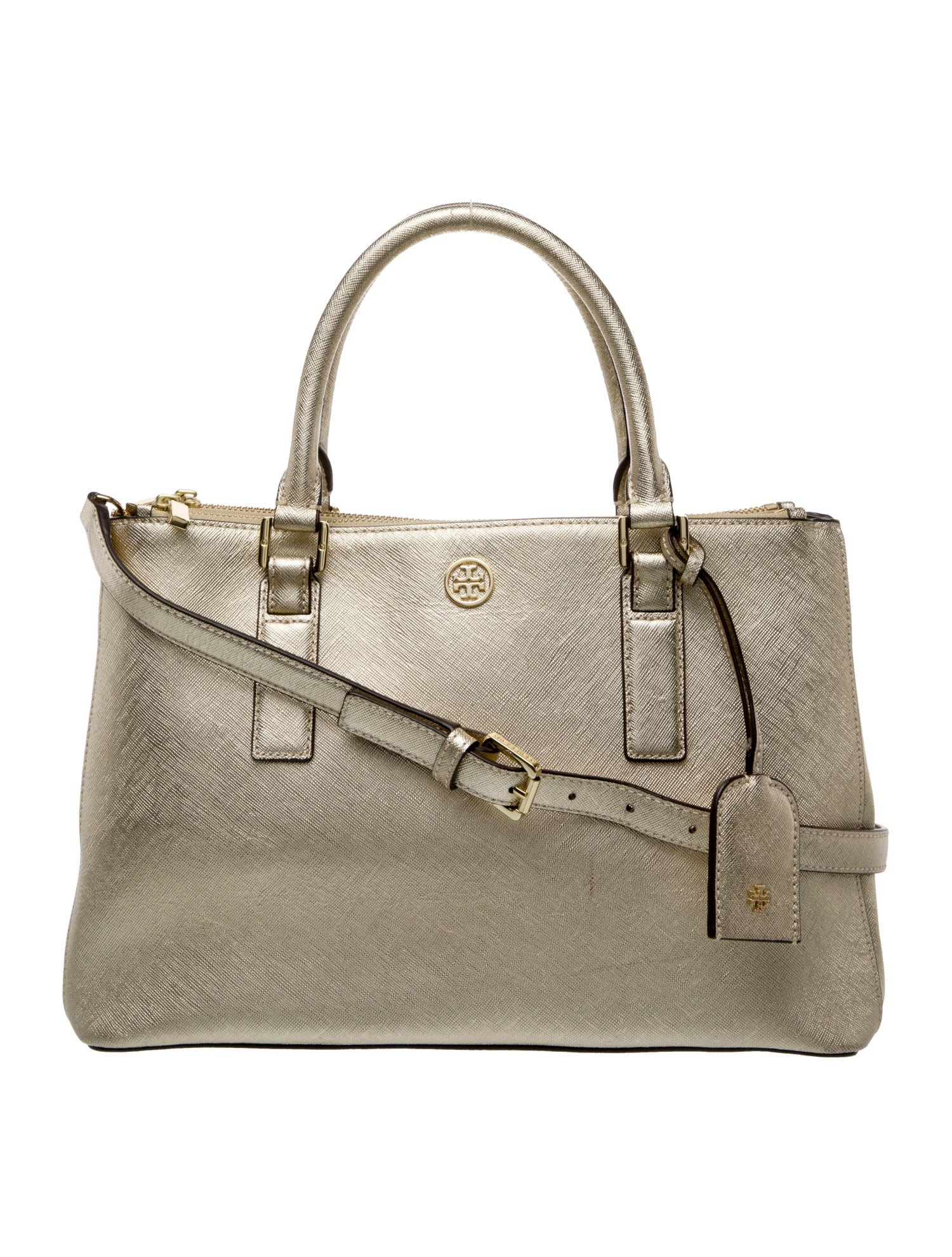 Tory Burch Saffiano Leather Top Handle Bag