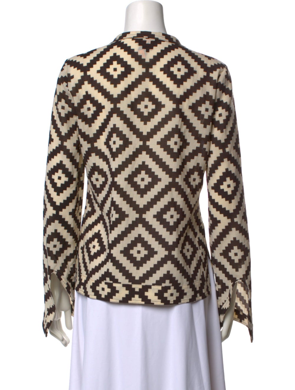 Tory Burch Wool Patterned Blouse - image 3