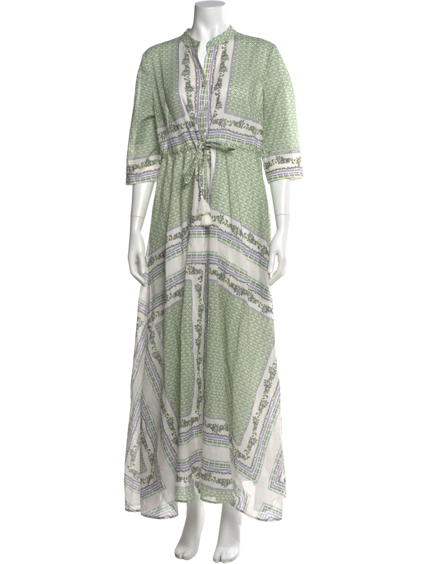 Tory Burch Printed Long Dress - Green Dresses, Clothing - WTO807690 | The RealReal Tory Burch Printed Long Dress - Green Dresses, Clothing - WTO807690 | The RealReal
