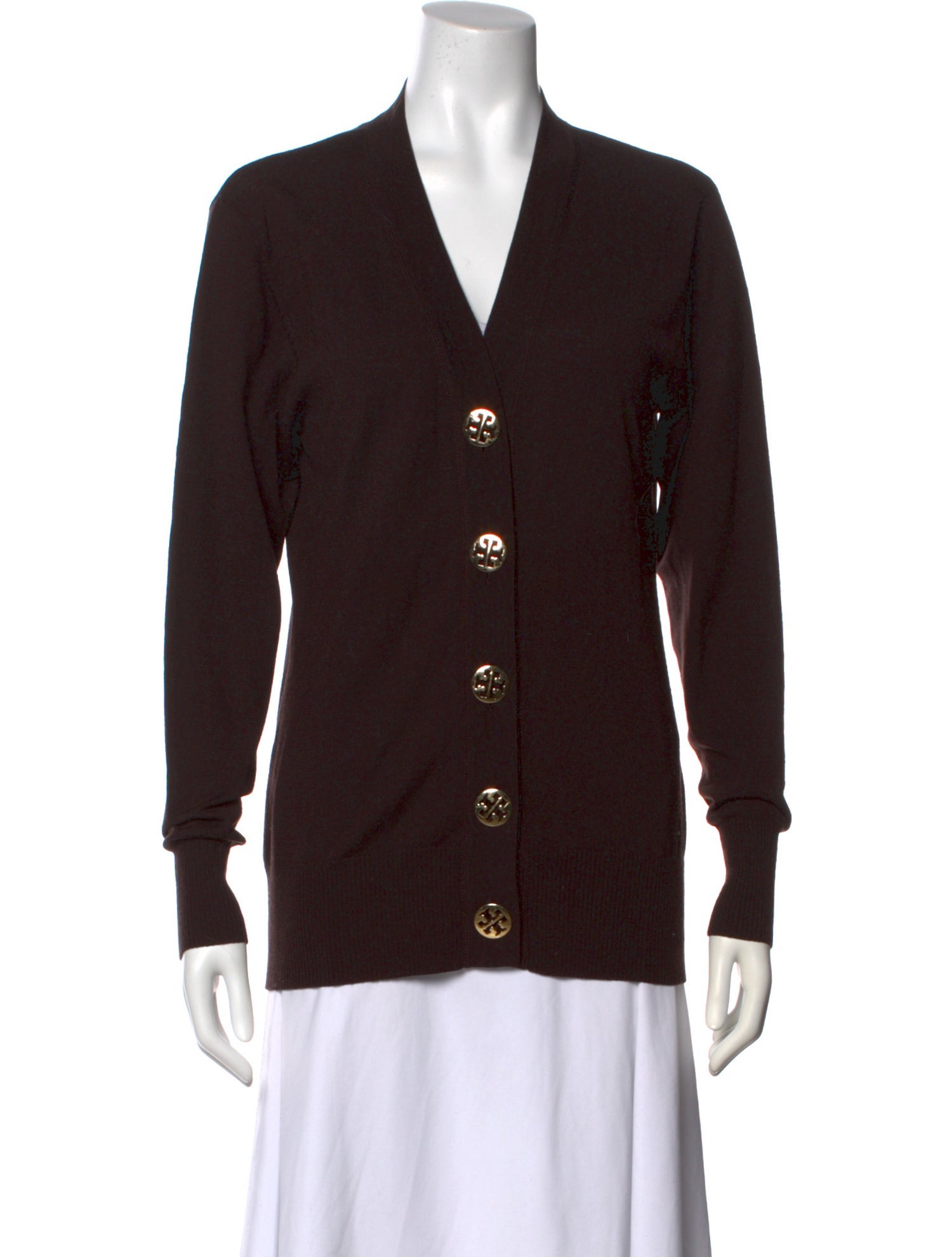 Tory Burch Wool V-Neck Sweater