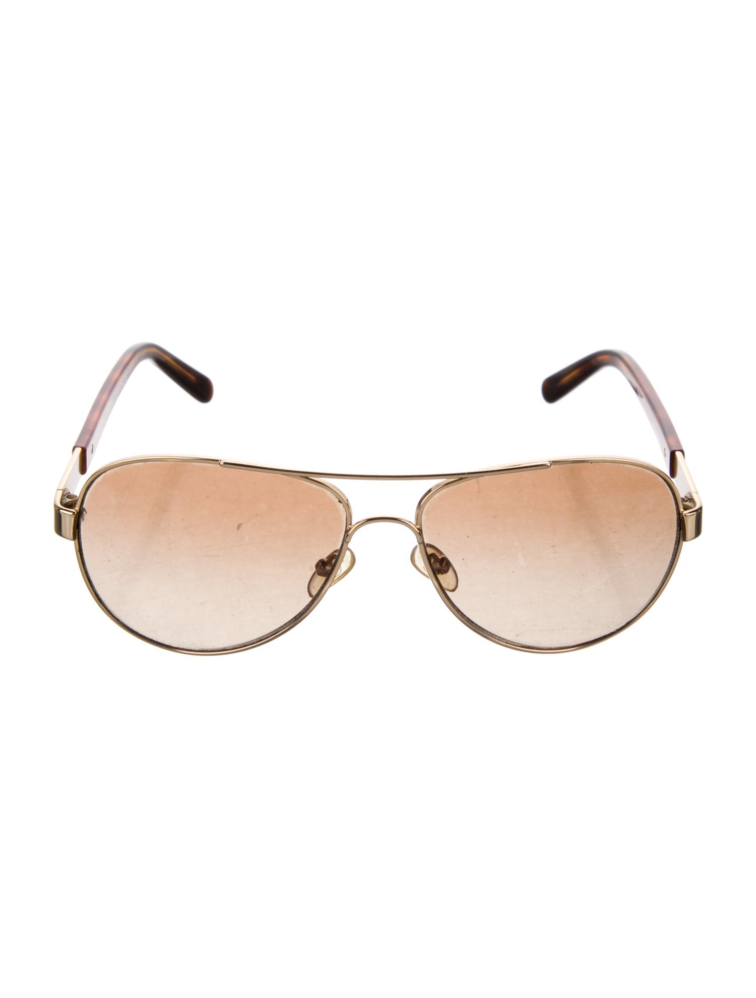 Tory Burch Aviator Gradient Sunglasses