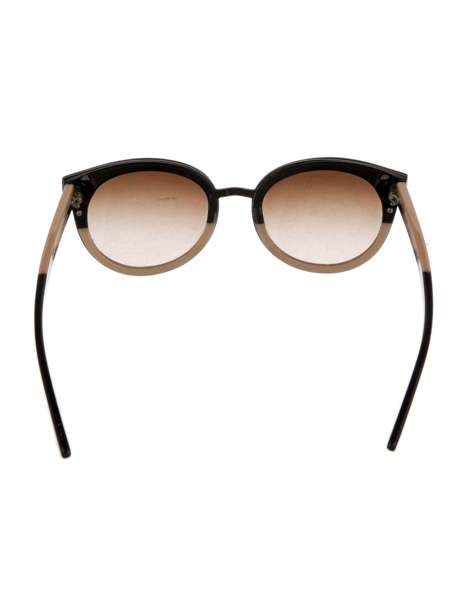 Tory Burch Round Gradient Sunglasses