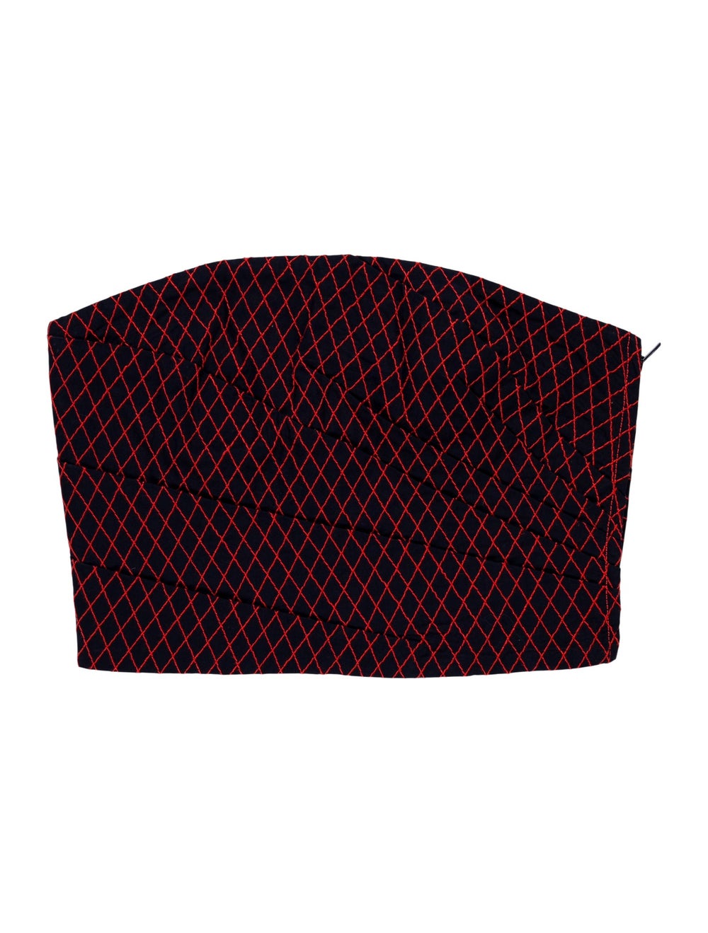 Tory Burch Patterned Strapless Top - image 1