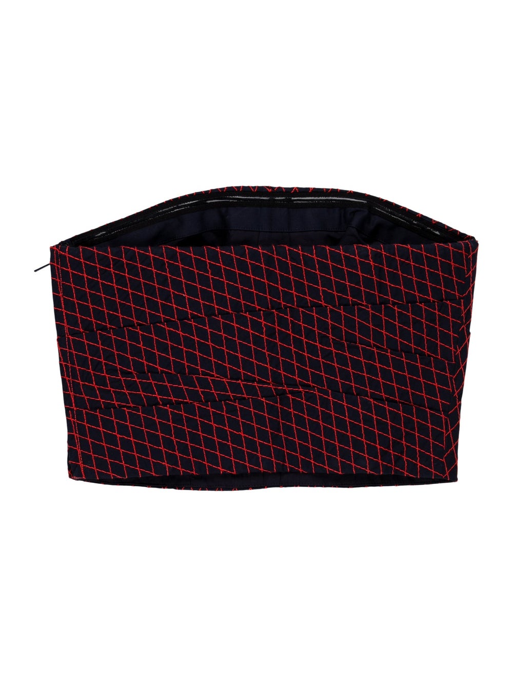 Tory Burch Patterned Strapless Top - image 2