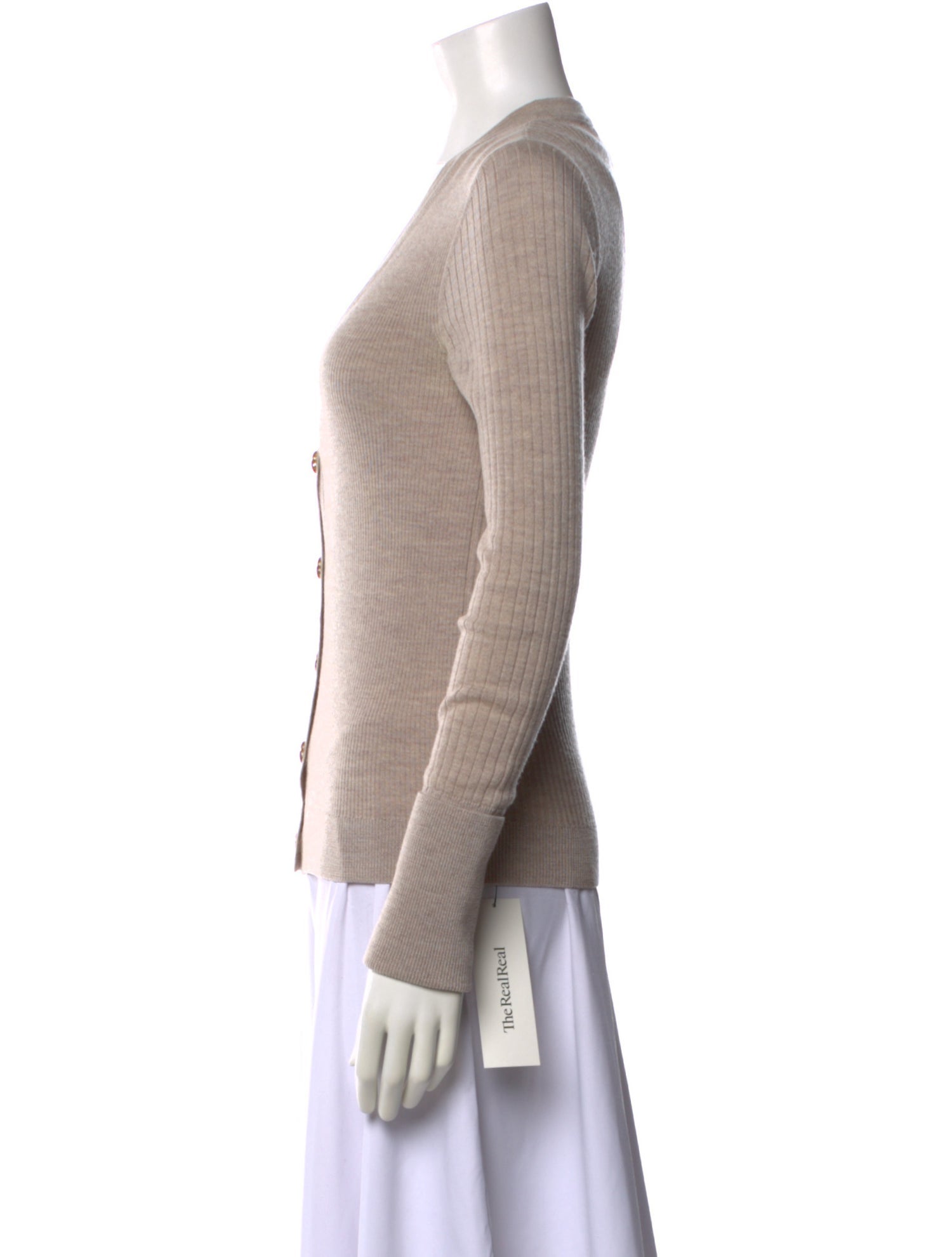 Tory Burch Merino Wool V-Neck Sweater