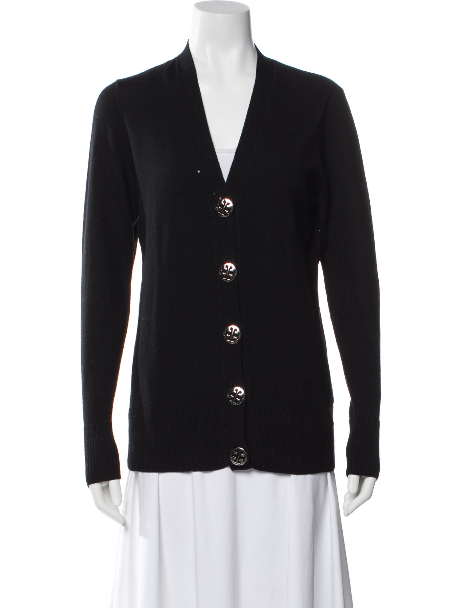 Tory Burch Wool V-Neck Sweater