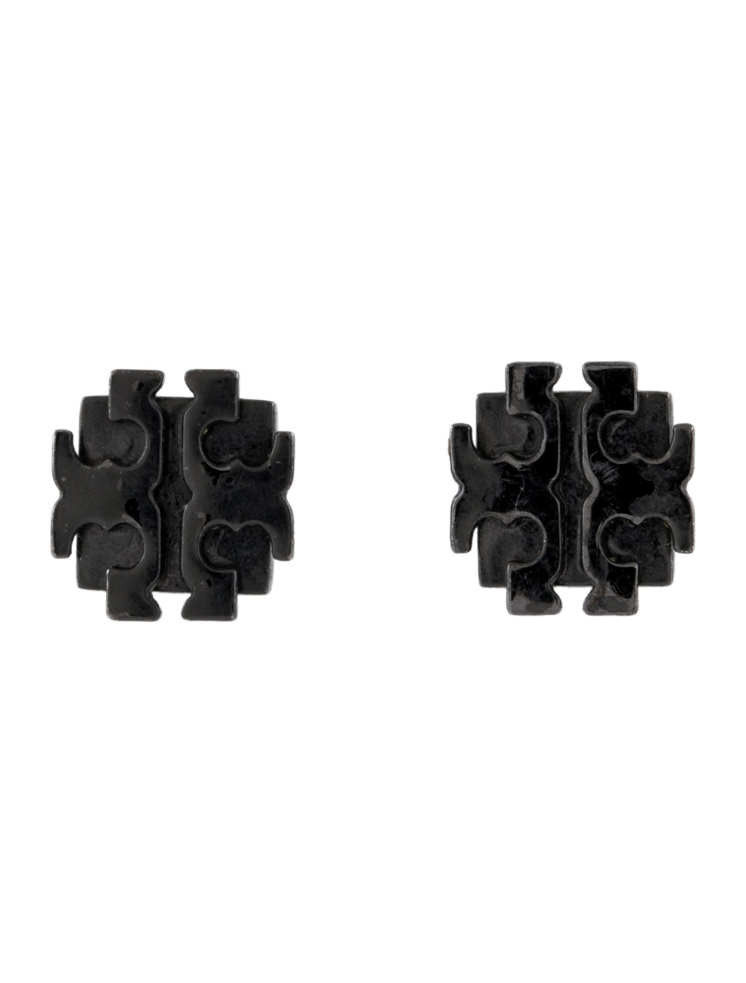 Tory Burch Small Logo Stud Earrings