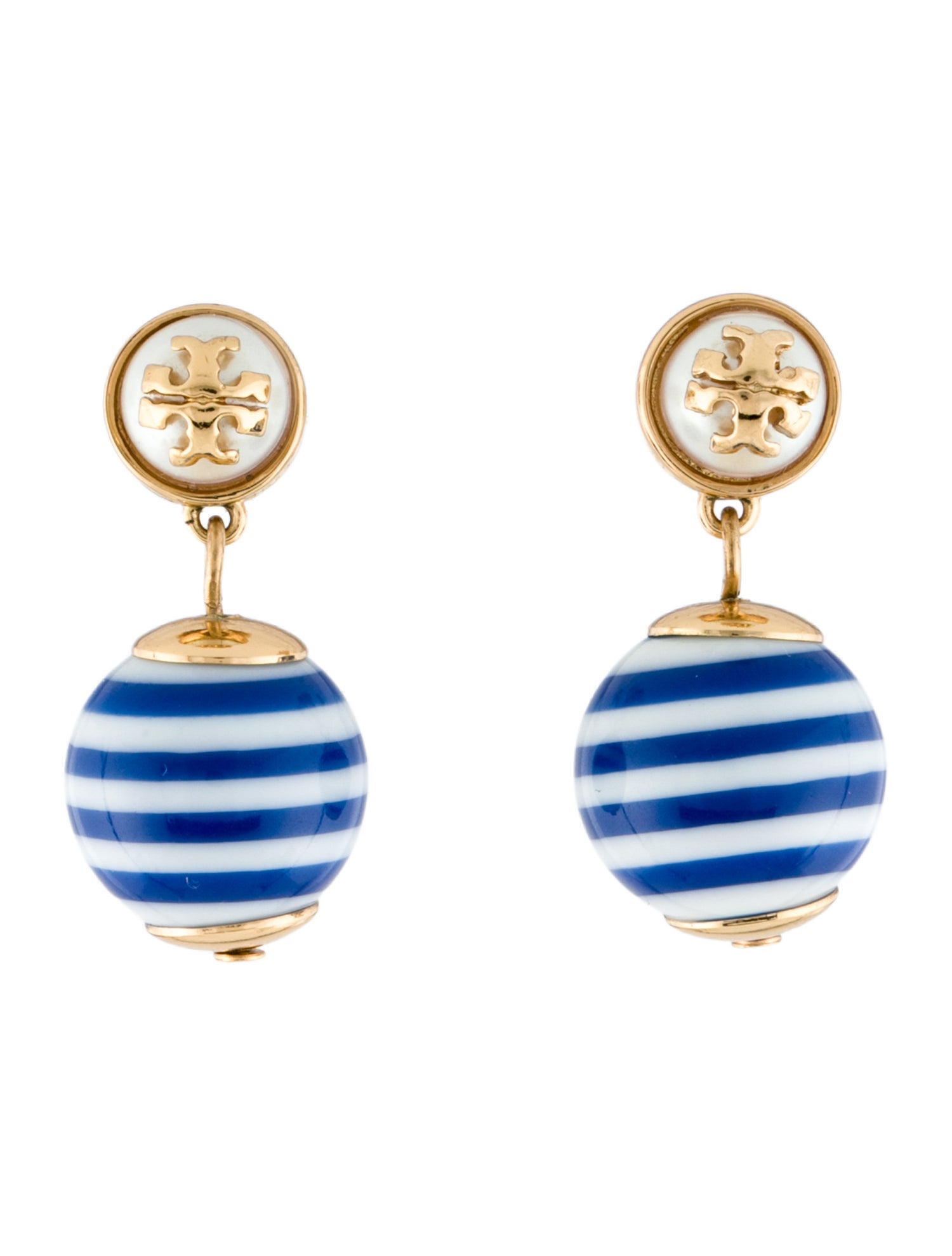 Tory Burch Faux Pearl & Resin 'Saher' Drop Earrings