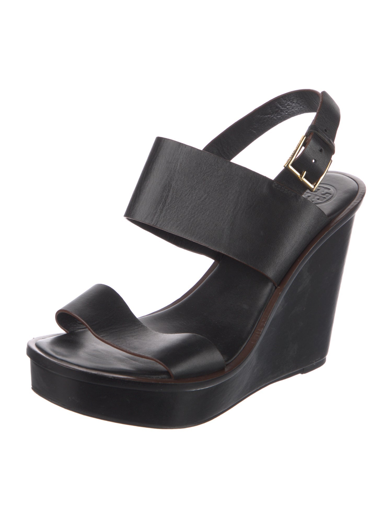 Tory Burch Leather Slingback Sandals