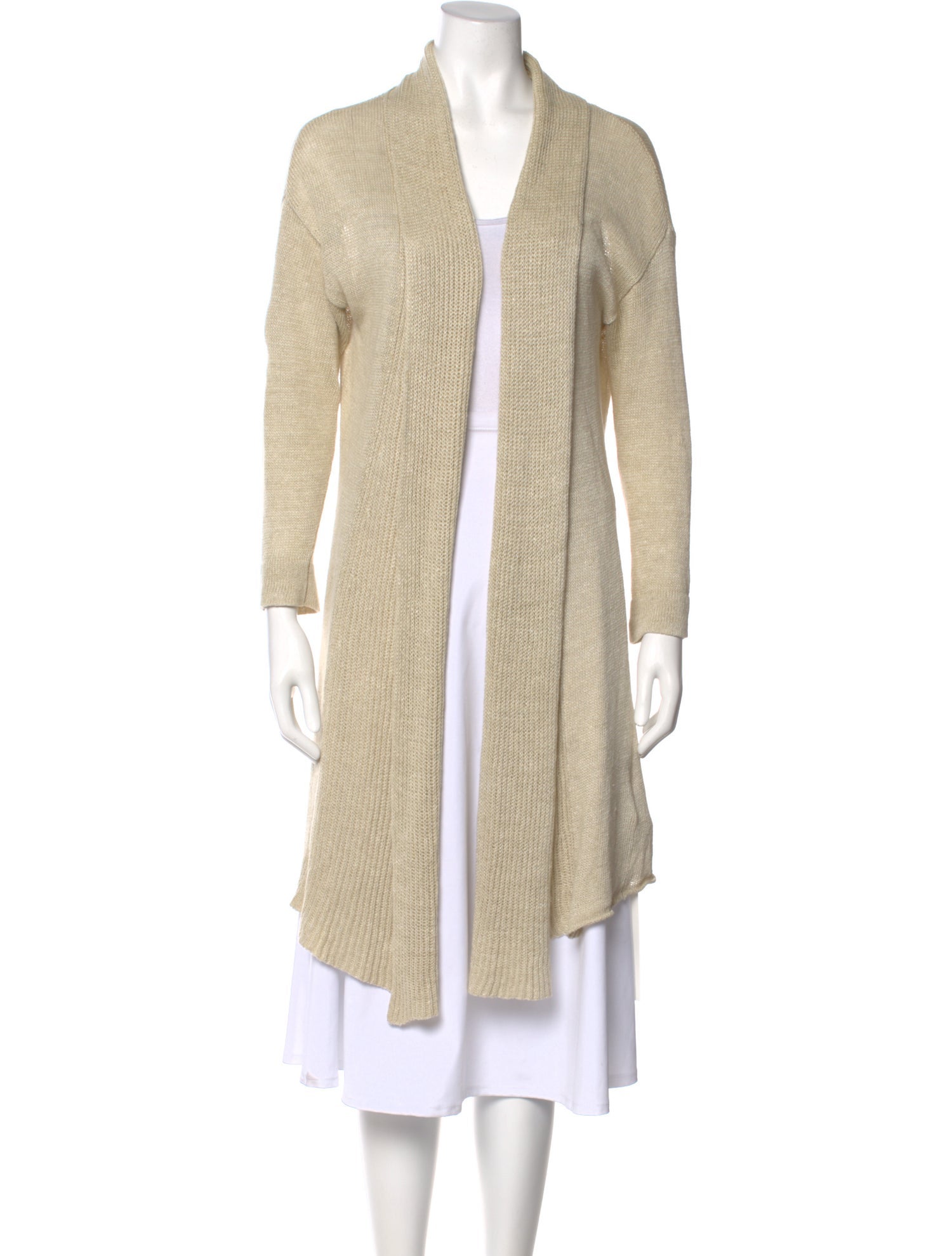 Tory Burch Linen V-Neck Sweater