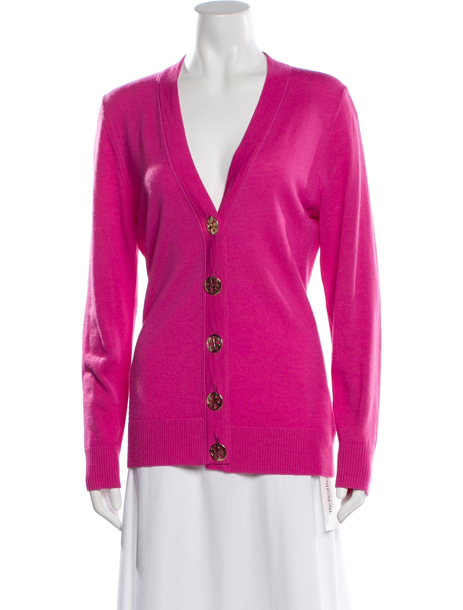 Tory Burch Merino Wool V-Neck Sweater