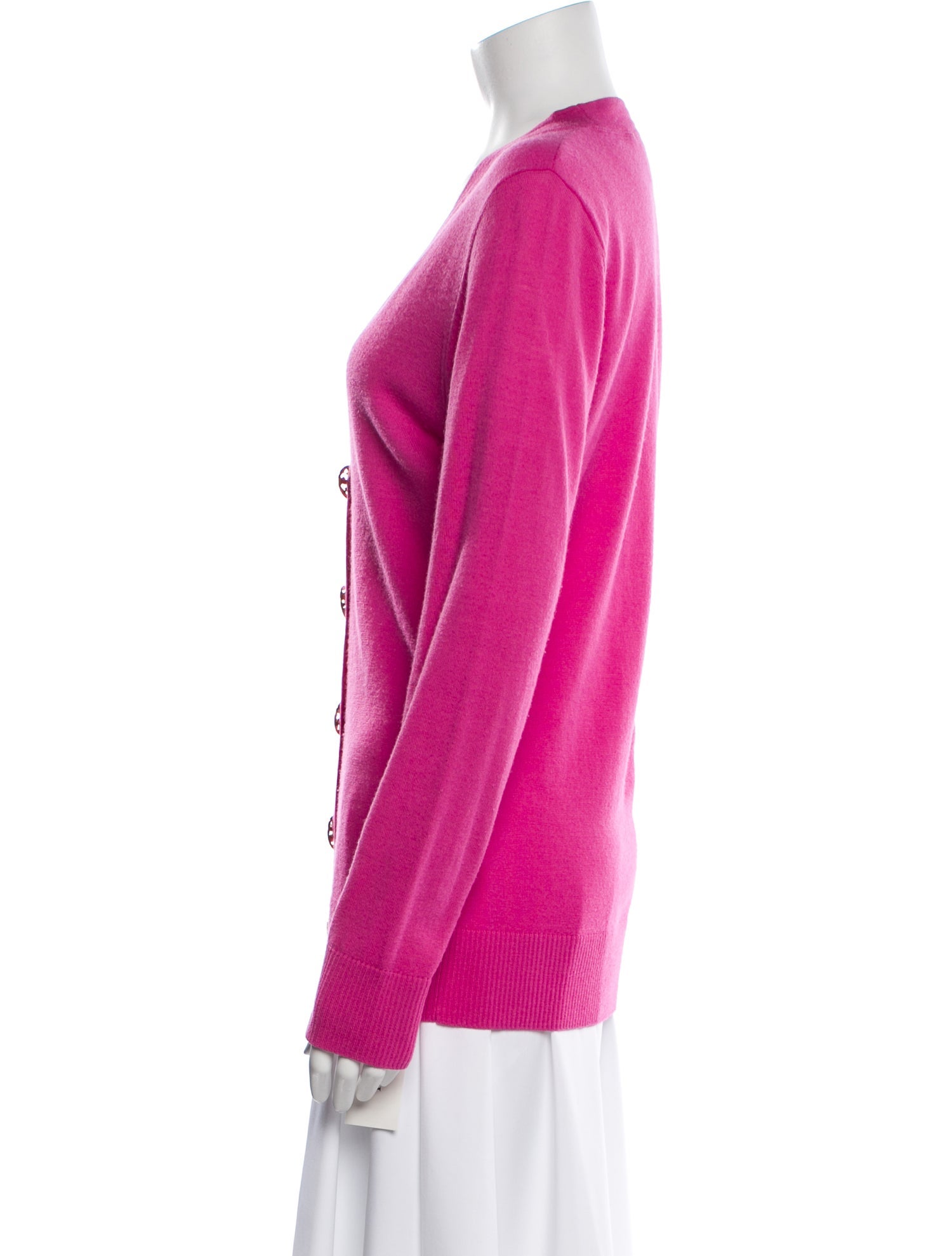 Tory Burch Merino Wool V-Neck Sweater