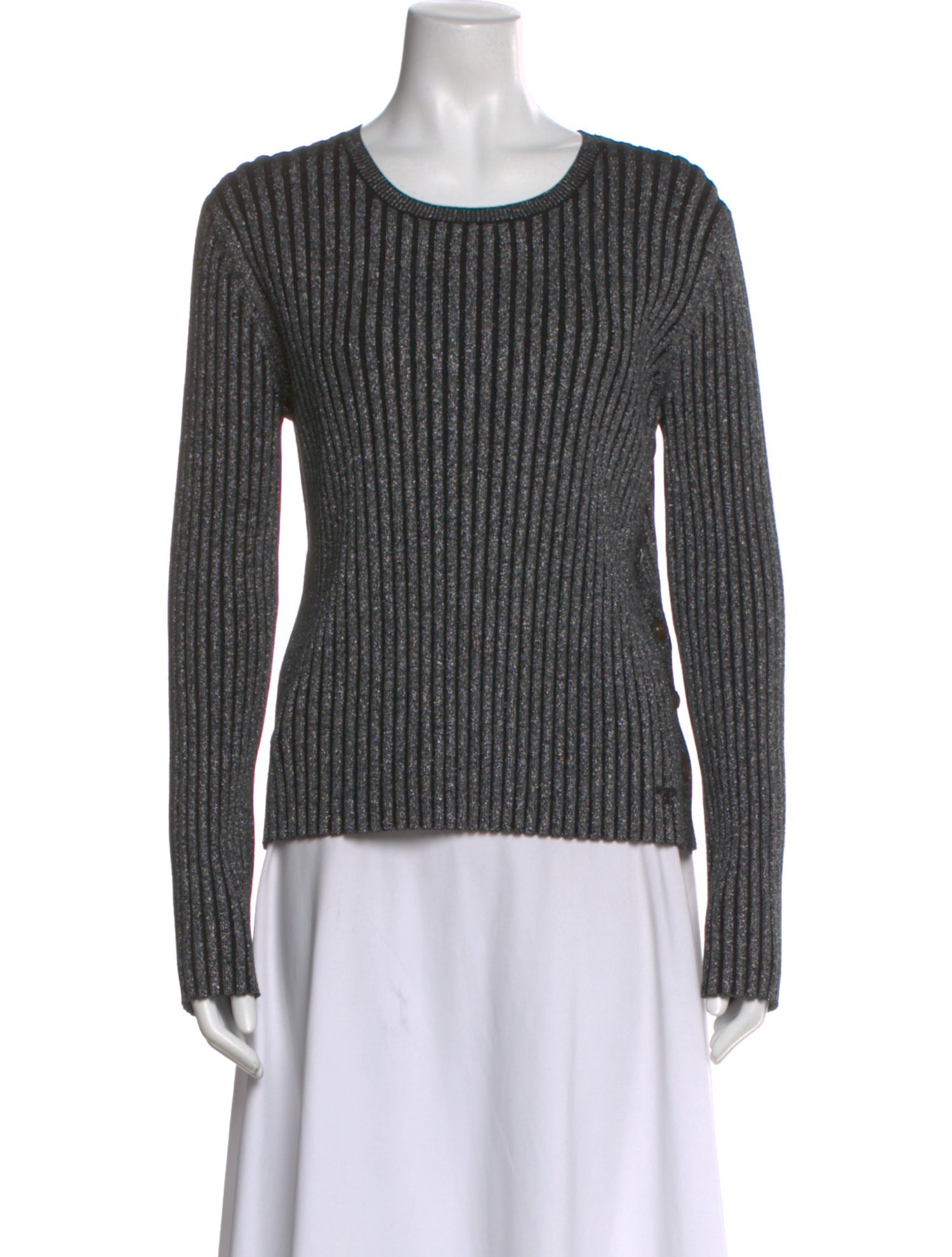 Tory Burch Merino Wool Scoop Neck Sweater