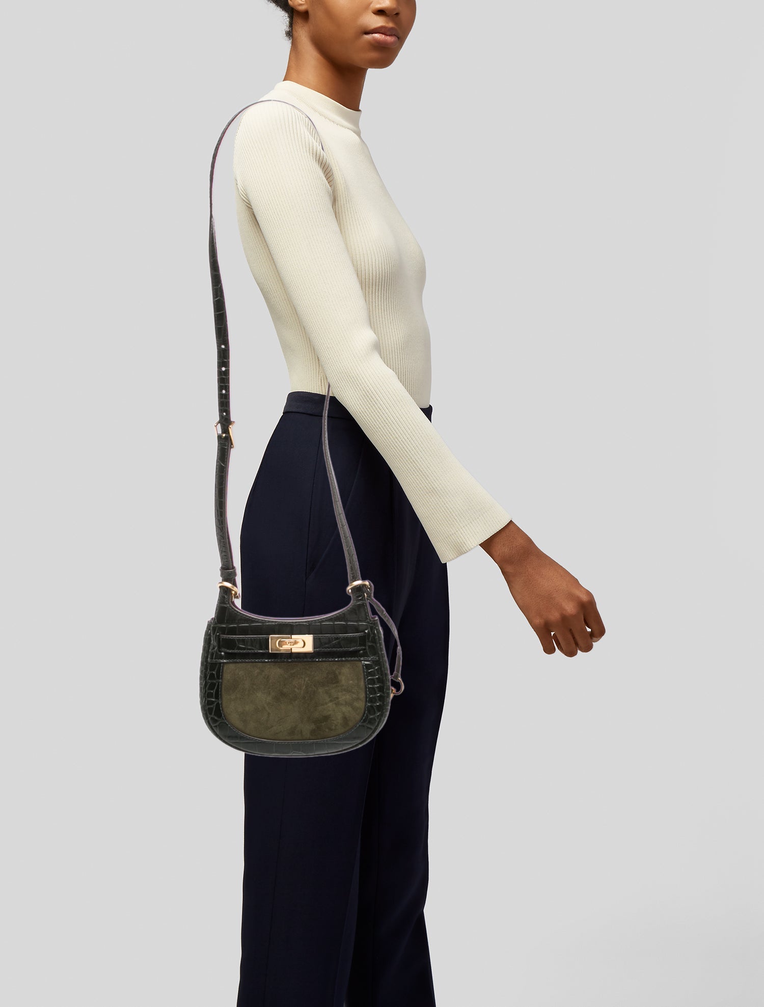 Tory Burch Suede Crossbody Bag
