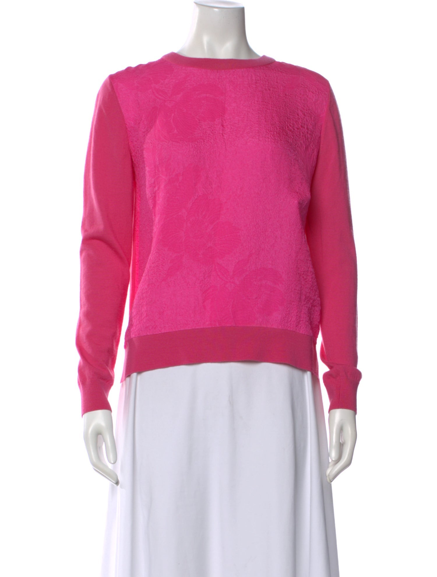 Tory Burch Merino Wool Crew Neck Sweater