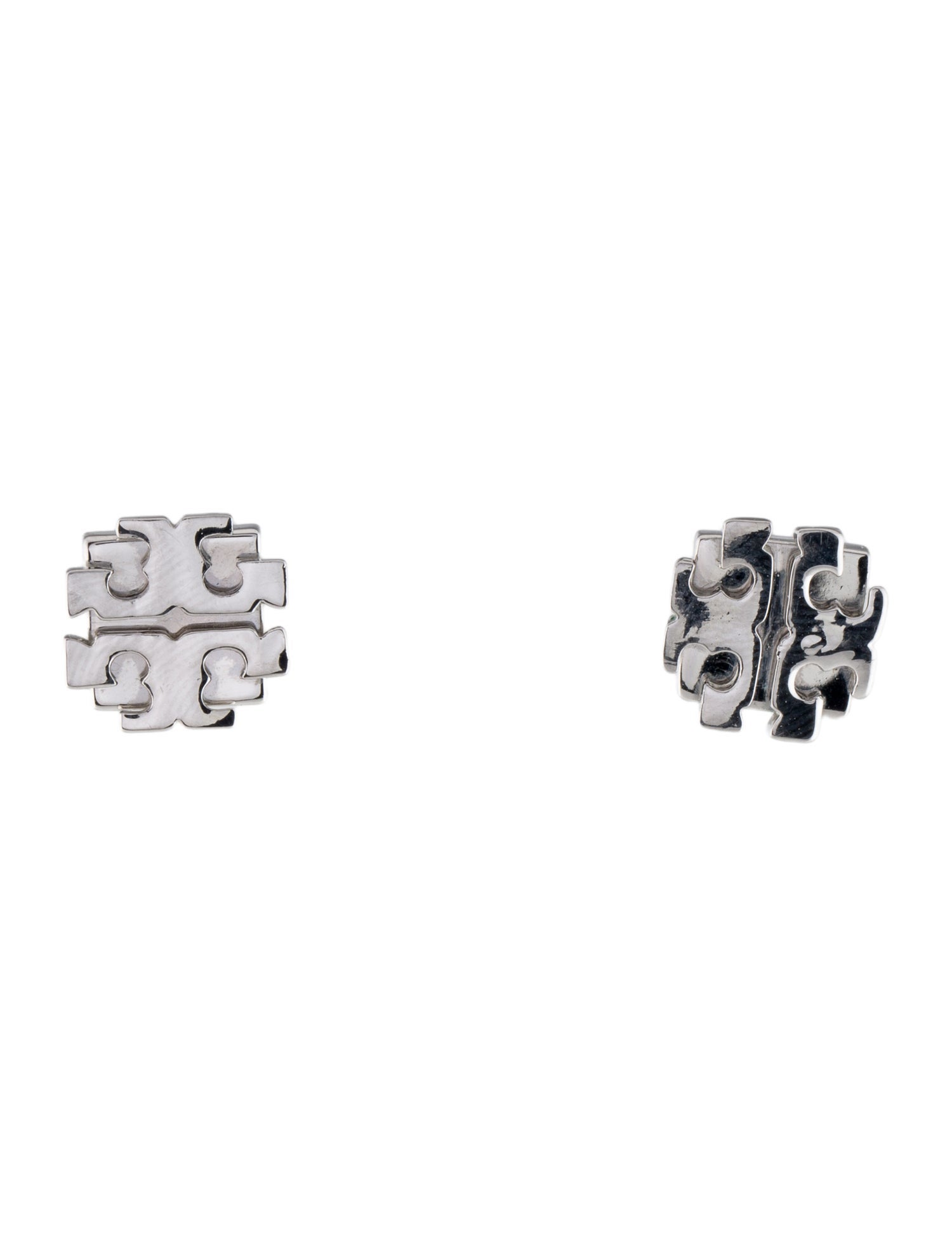 Tory Burch Logo Stud Earrings