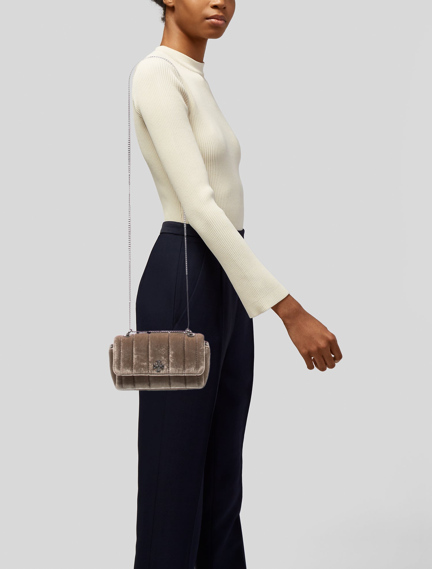 Tory Burch Velvet Crossbody Bag