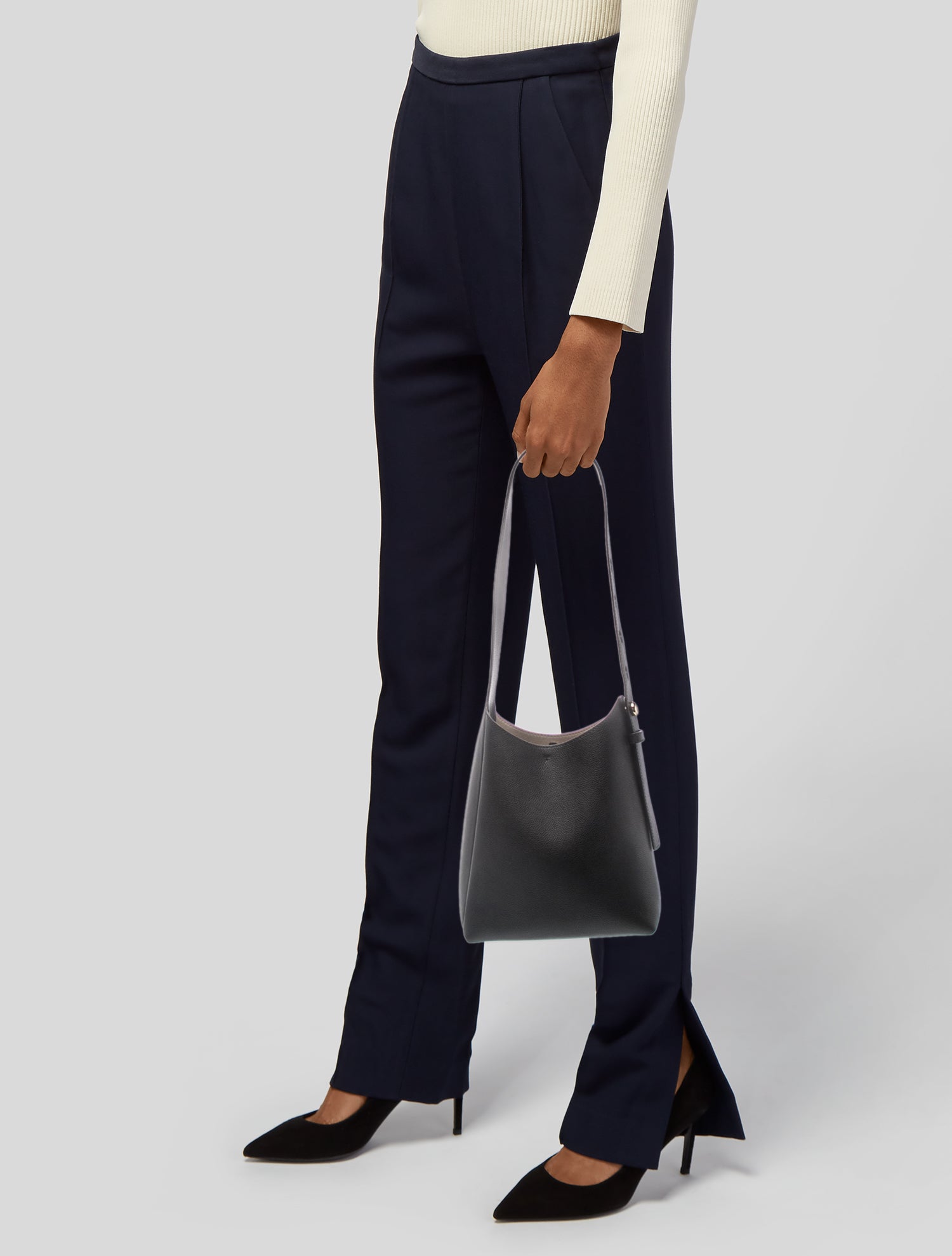 Tory Burch Leather Bucket Bag