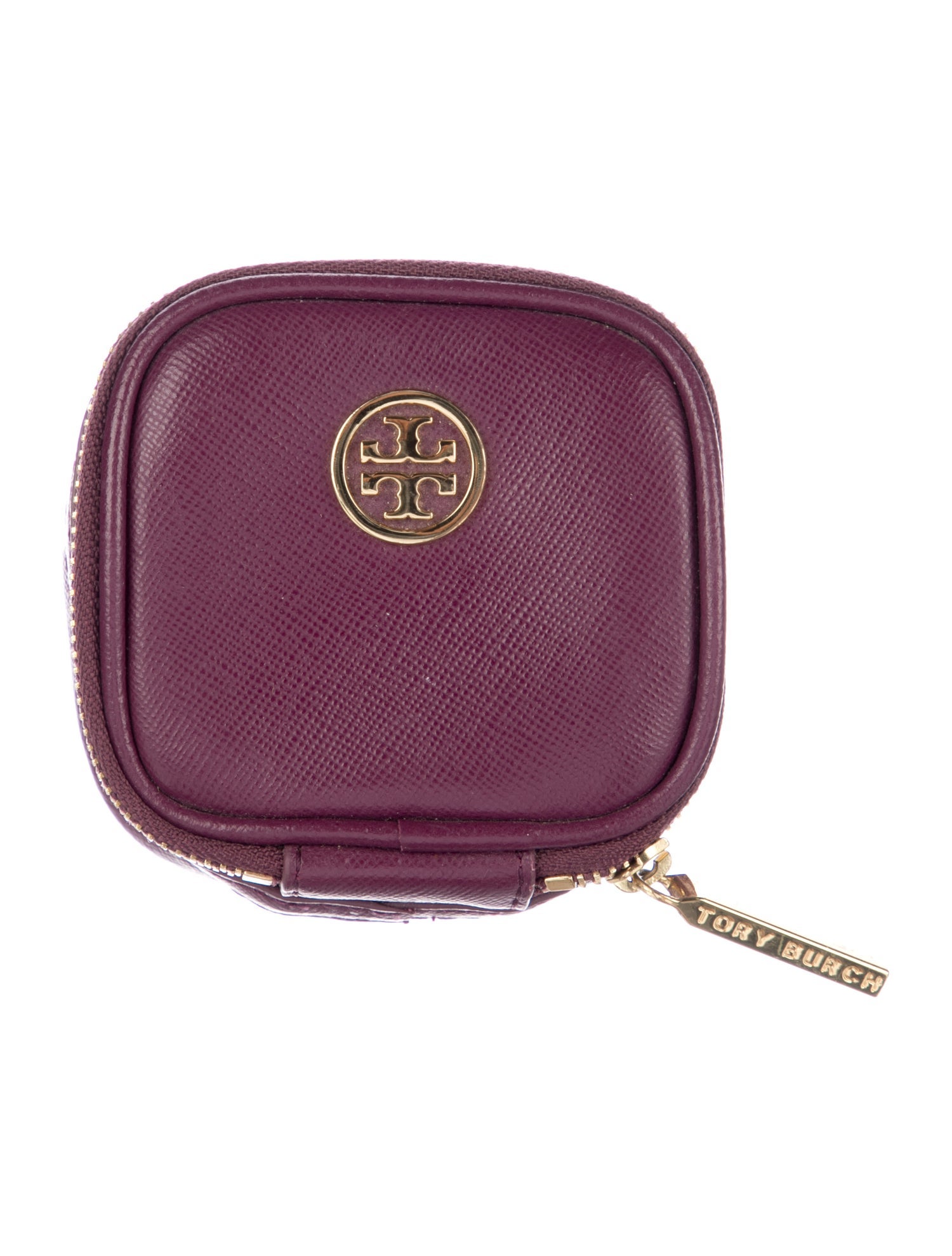 Tory Burch Leather Jewelry Pouch