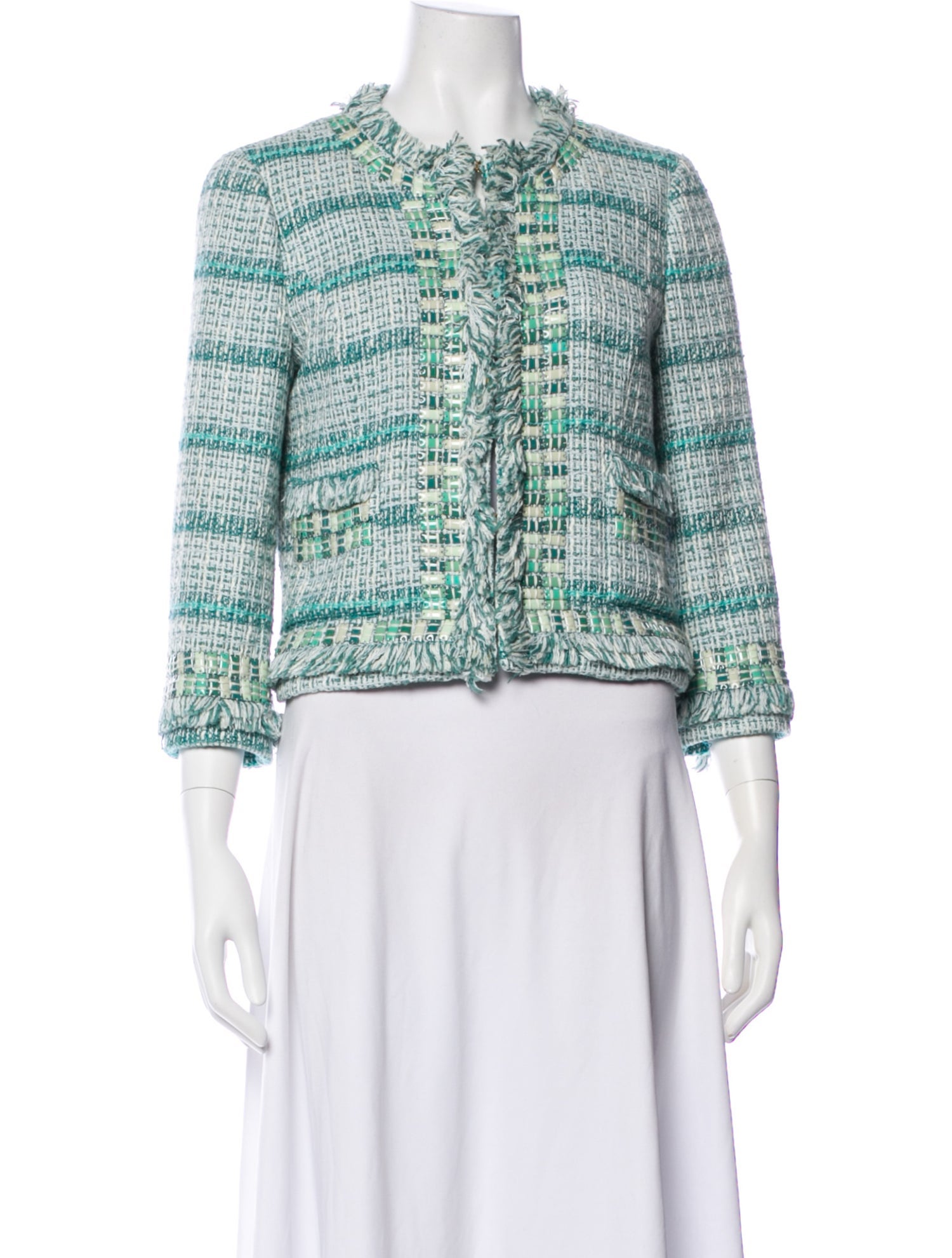 Tory Burch Tweed Pattern Jacket