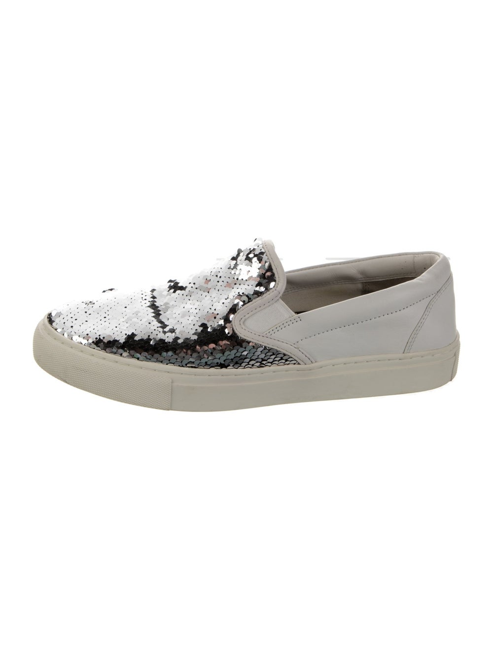 Tory Burch Sequins Colorblock Pattern Sneakers - image 1