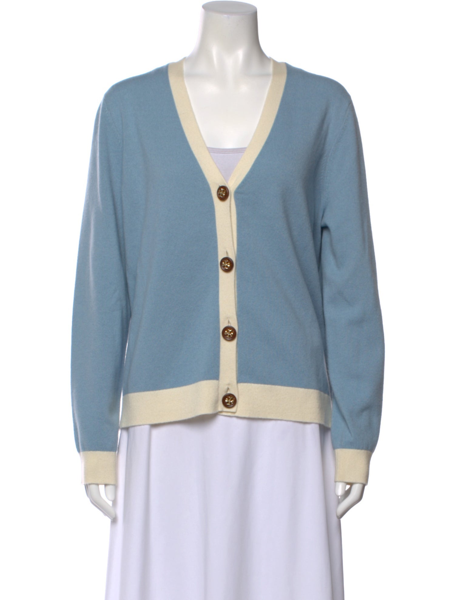 Tory Burch Cashmere V-Neck Sweater