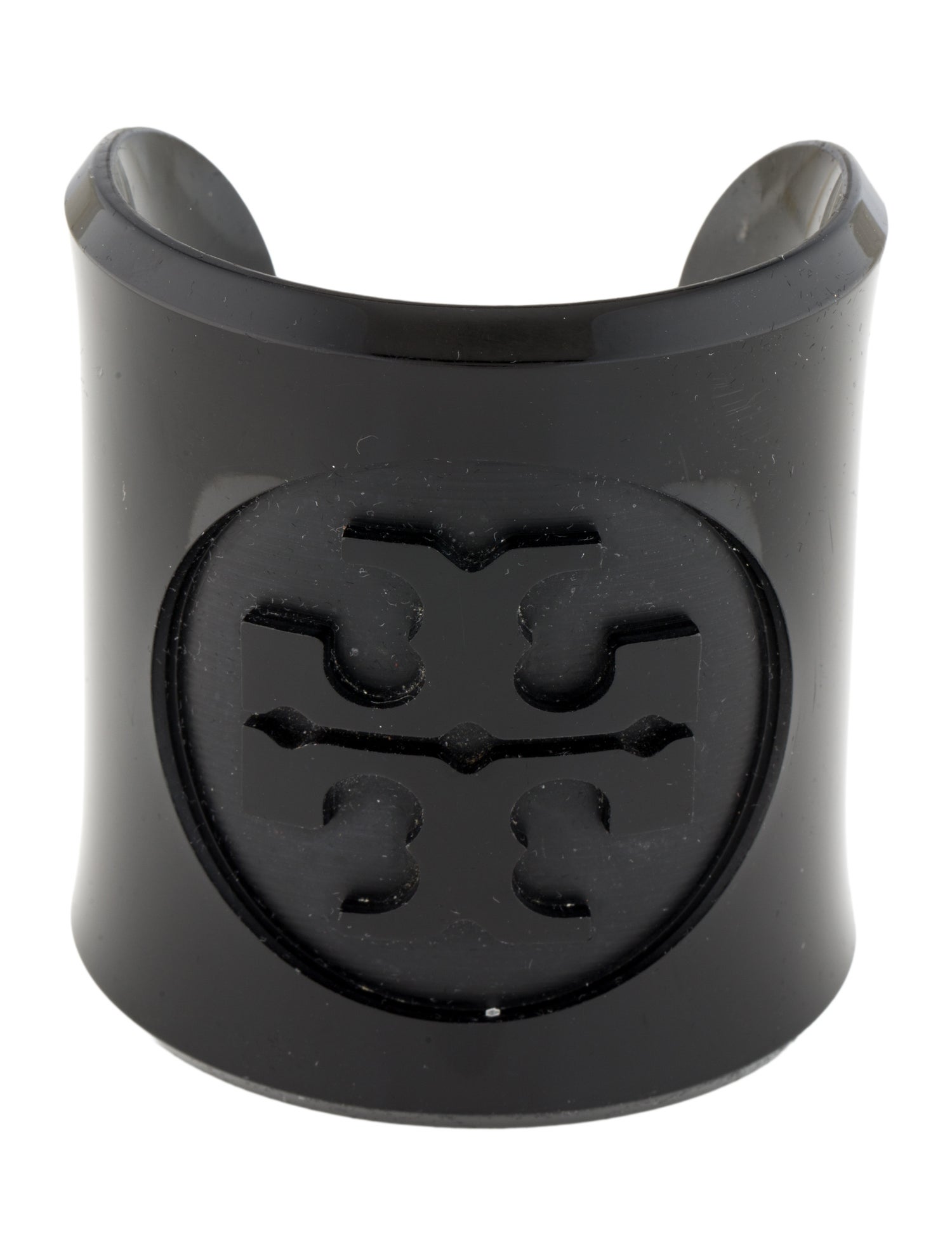 Tory Burch Resin Logo Cuff Bracelet