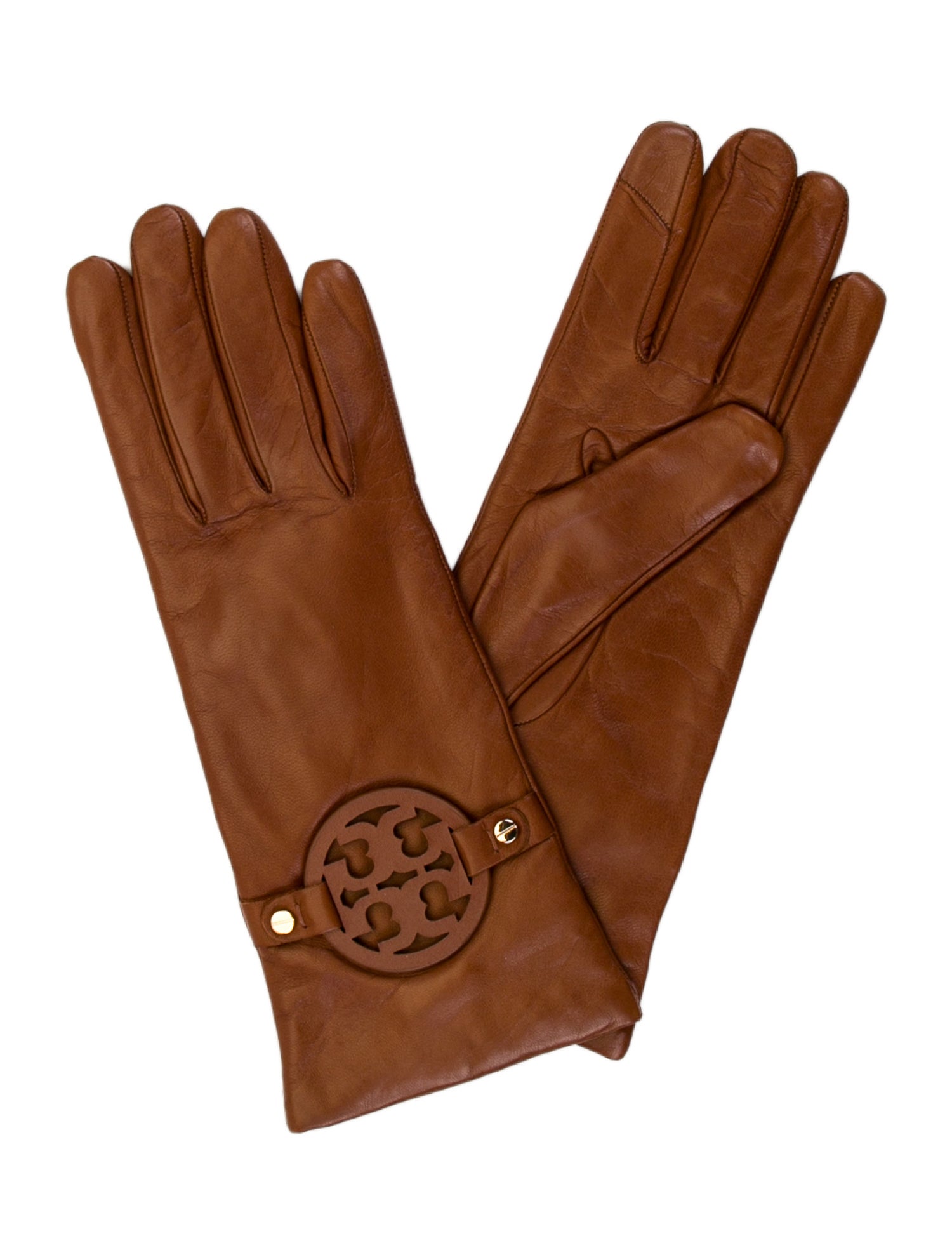 Tory Burch Branded Leather Gloves w/Tags