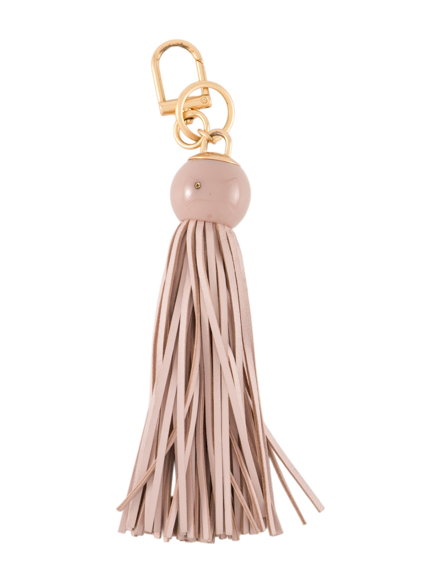 Tory Burch Leather Tassel Keychain