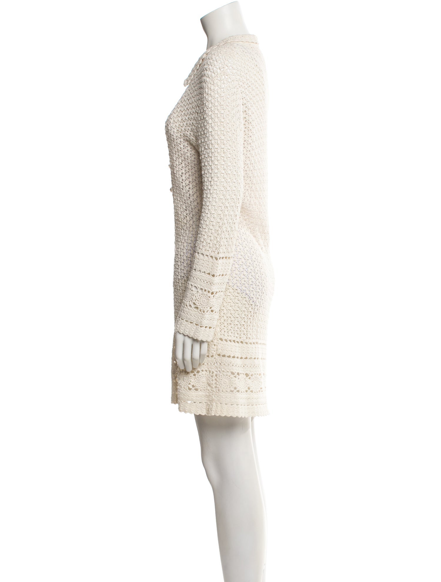 Tory Burch Lace Pattern Mini Dress