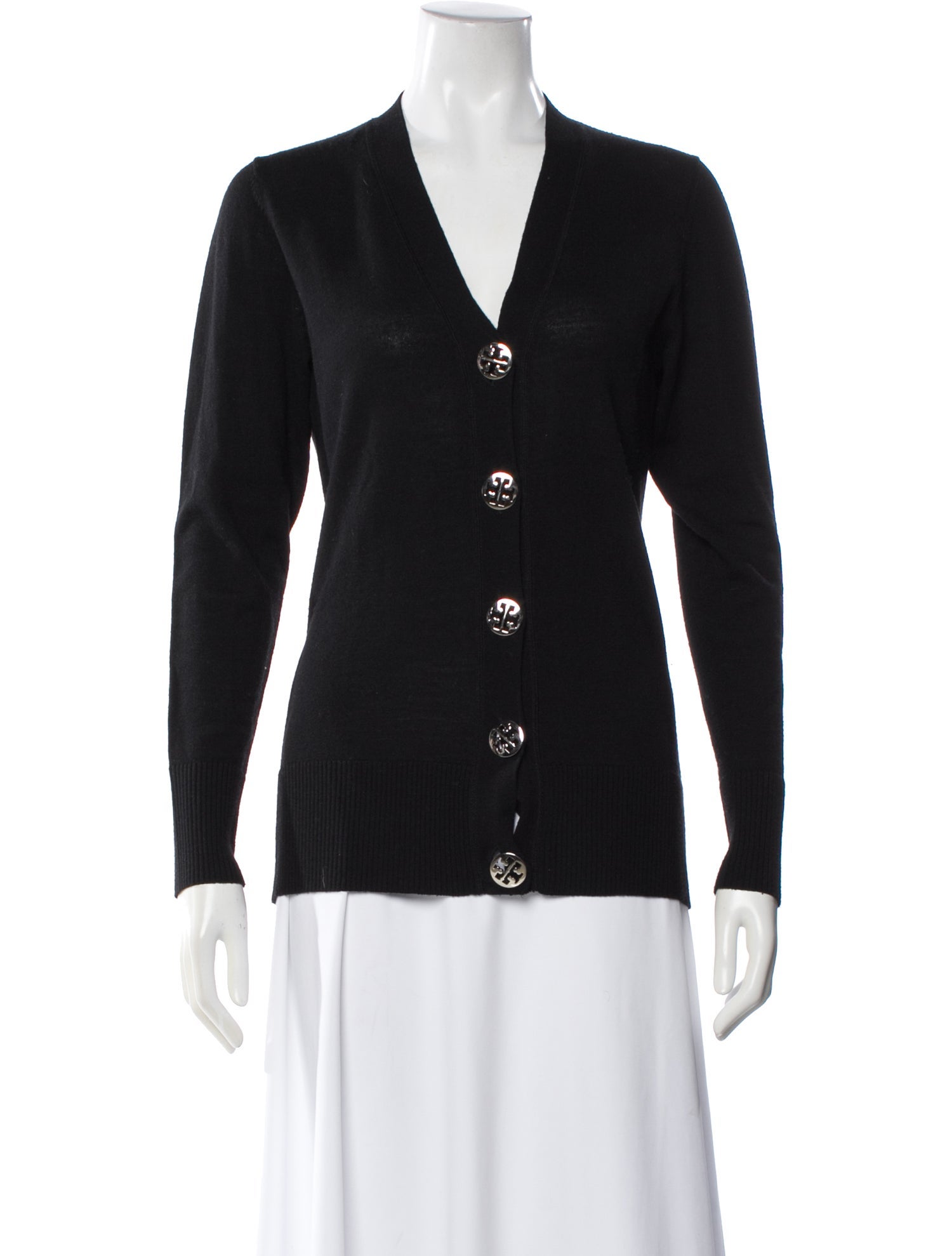 Tory Burch Wool V-Neck Sweater