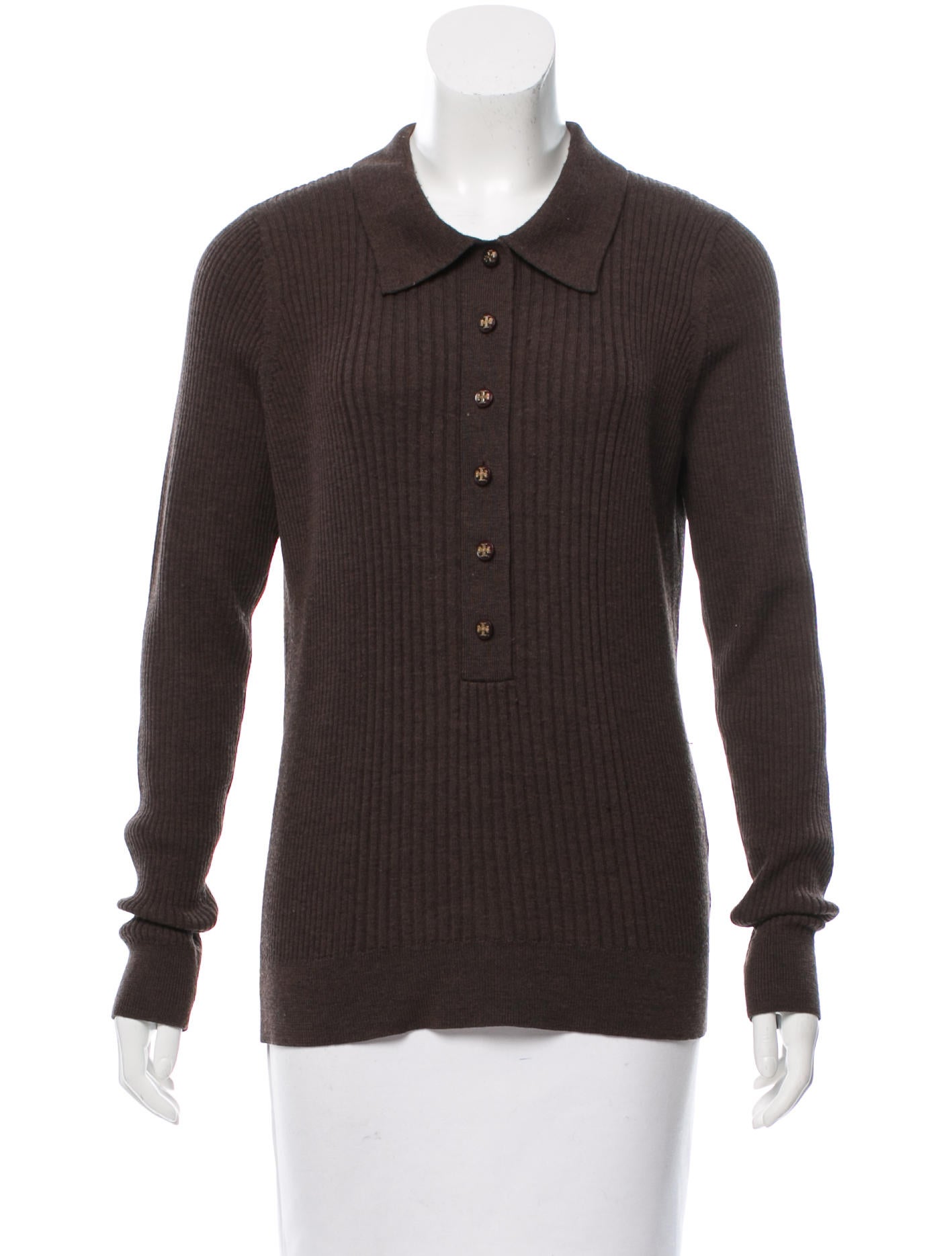 Tory Burch Wool Logo Sweater - Clothing - WTO81772 | The RealReal