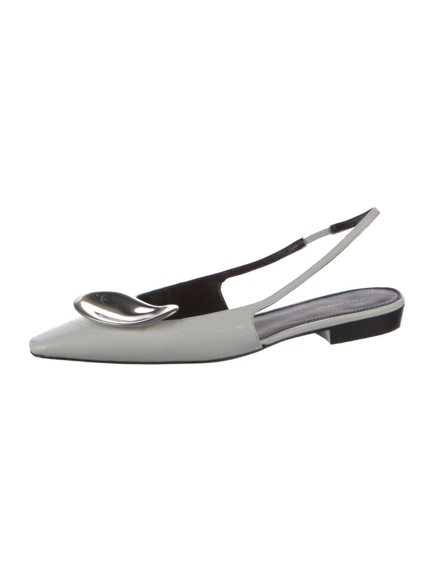 Tory Burch Patent Leather Slingback Flats