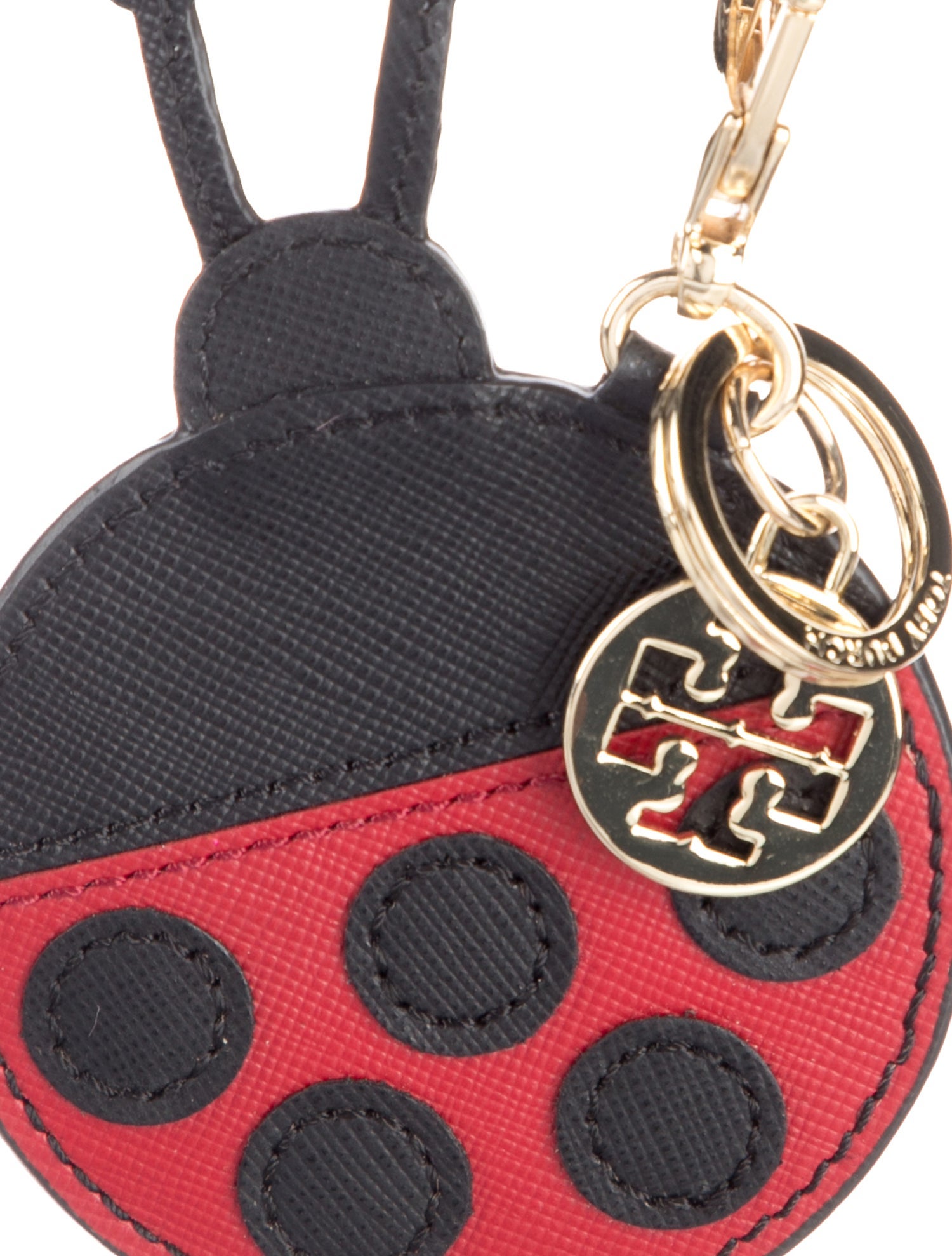 Tory Burch Ladybug Keychain