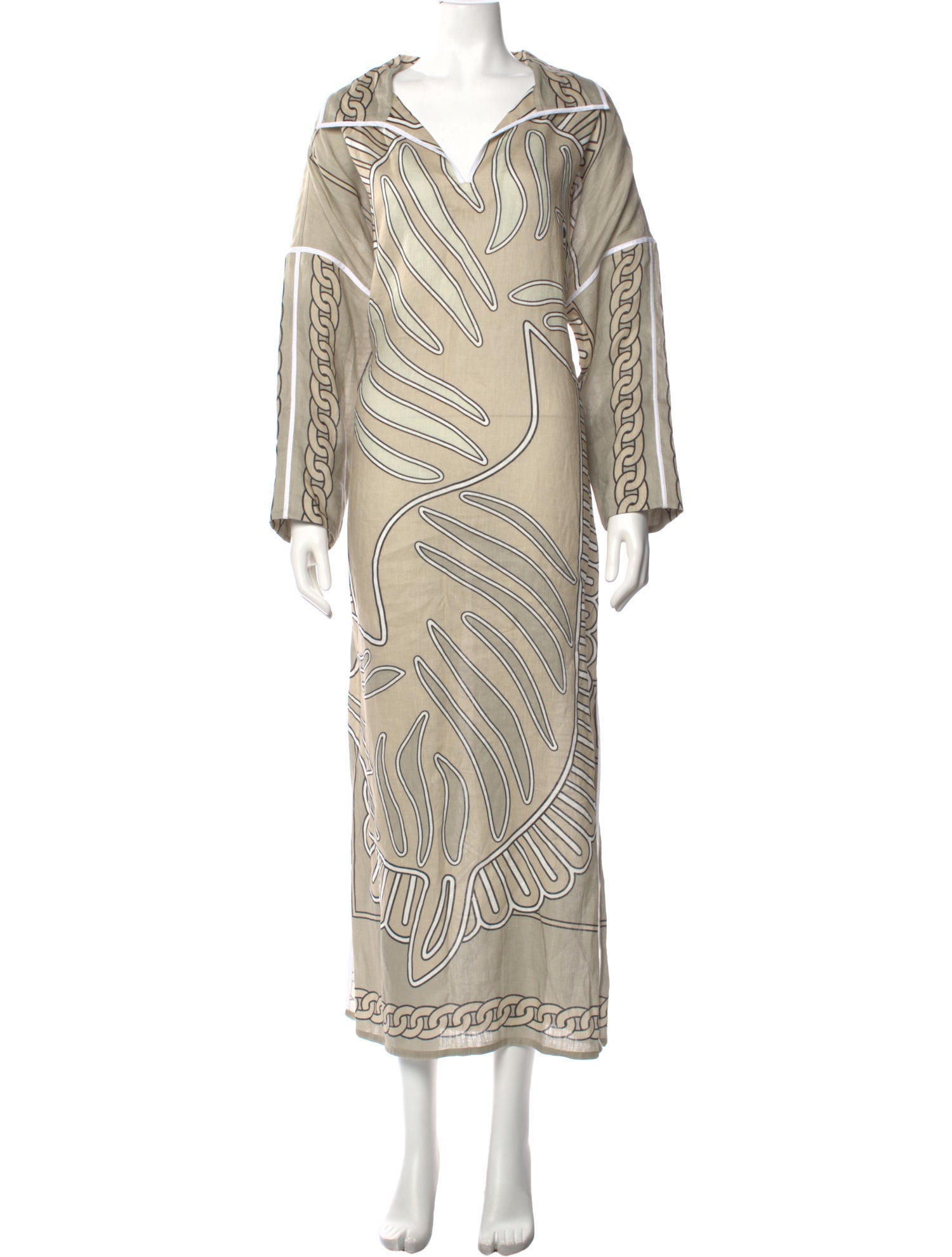 Tory Burch Linen Long Dress