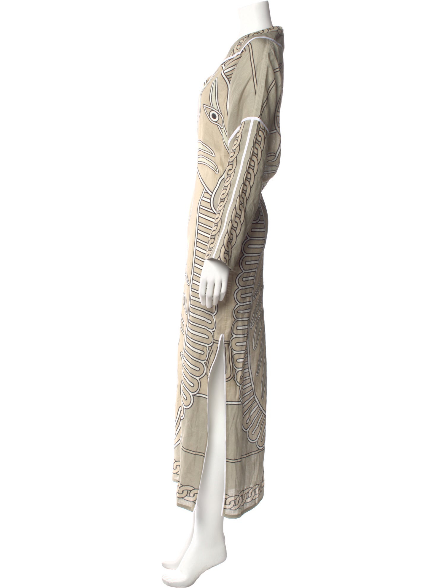 Tory Burch Linen Long Dress
